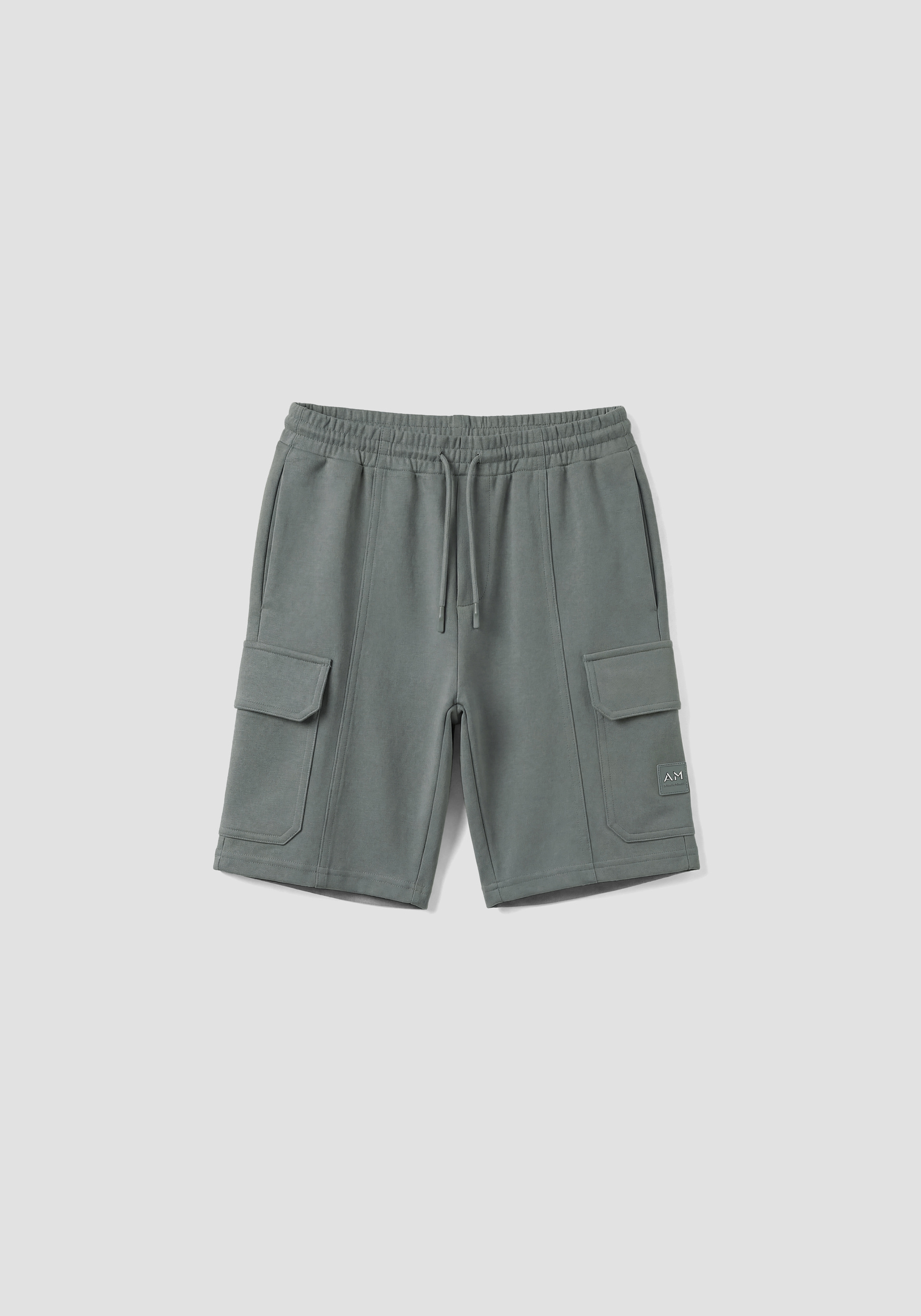 PANTALONES CORTOS CON ELÁSTICO Y BOLSILLOS CON LOGOTIPO