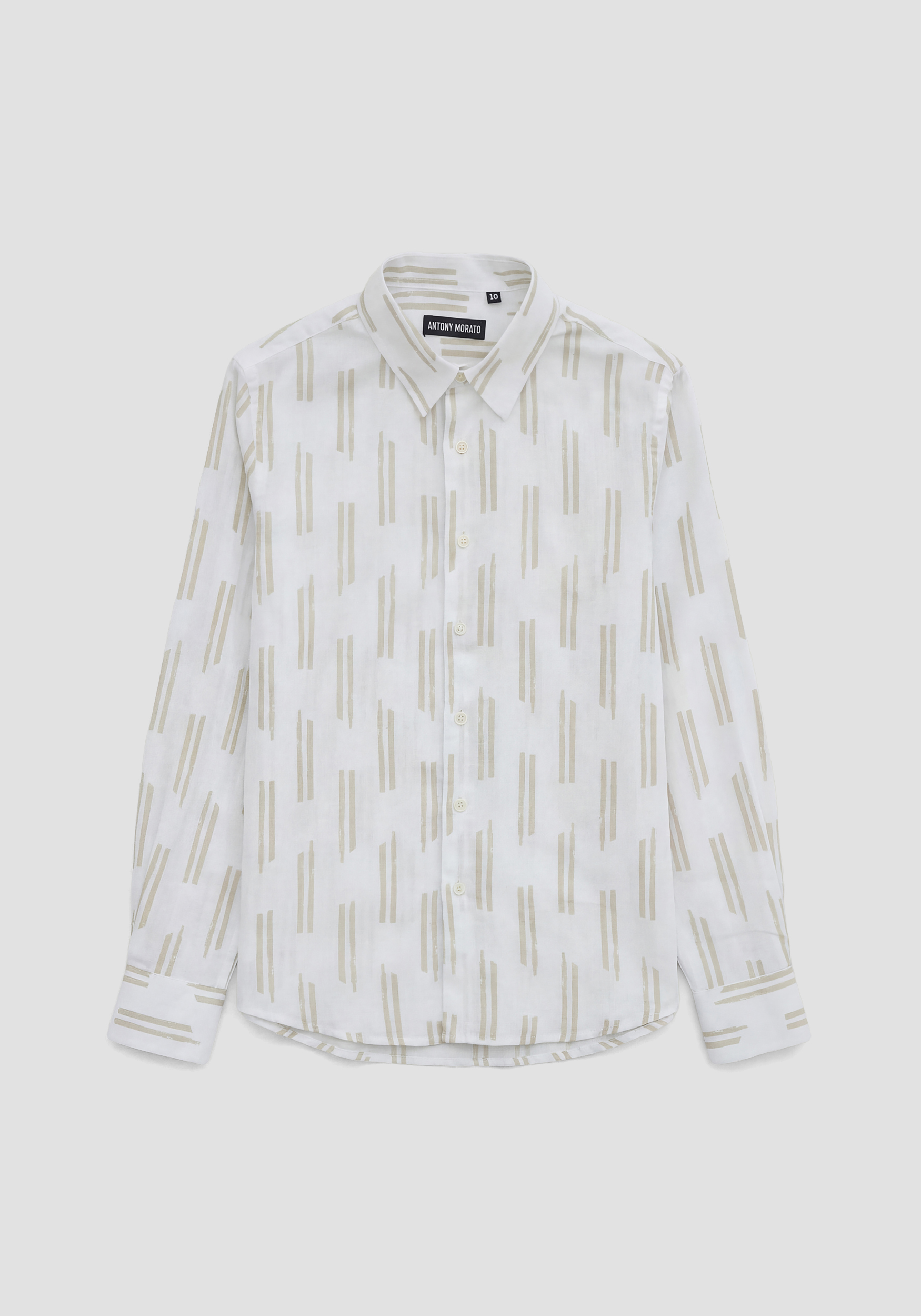 CAMISA REGULAR FIT DE ALGODÓN SUAVE AL TACTO ESTAMPADA