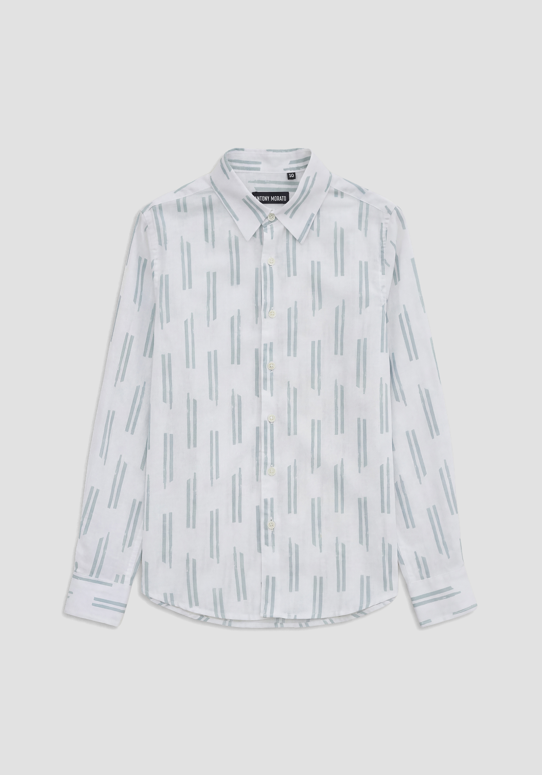 CAMISA REGULAR FIT DE ALGODÓN SUAVE AL TACTO ESTAMPADA