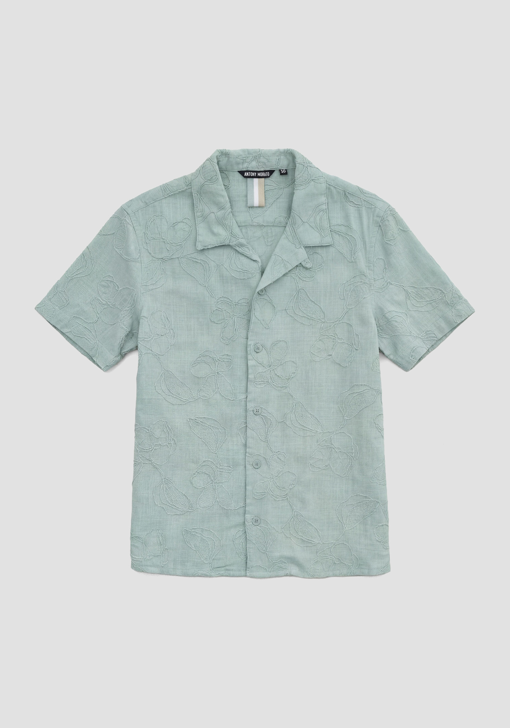 CAMISA REGULAR FIT DE MANGA CORTA