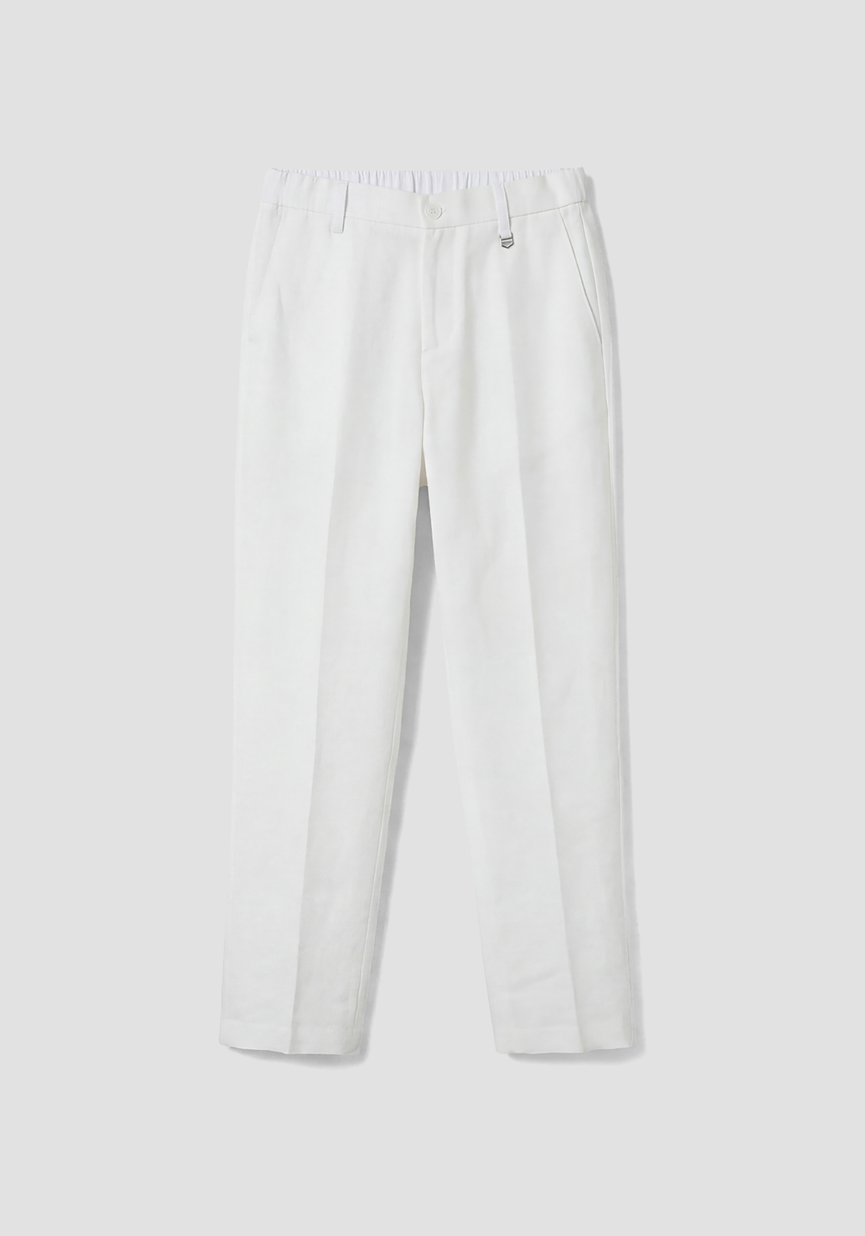 PANTALONES REGULAR FIT EN SLUB DE MEZCLA DE LINO Y VISCOSA PARA TRAJE