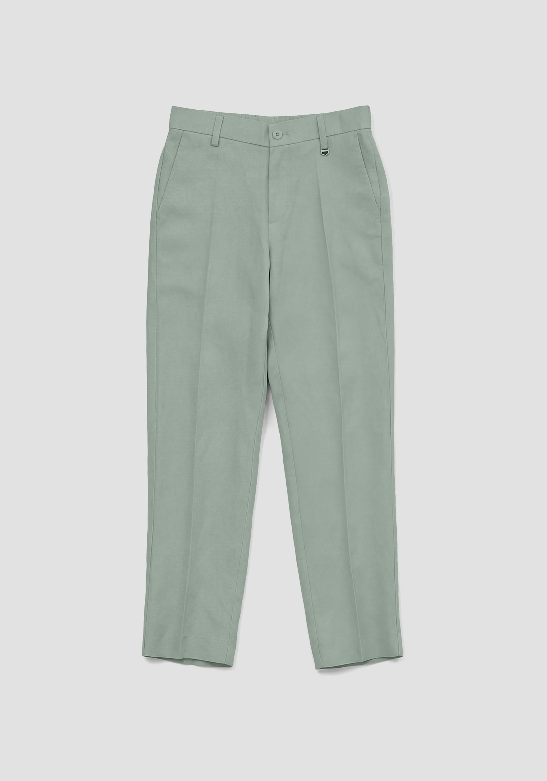 PANTALONES REGULAR FIT EN SLUB DE MEZCLA DE LINO Y VISCOSA PARA TRAJE