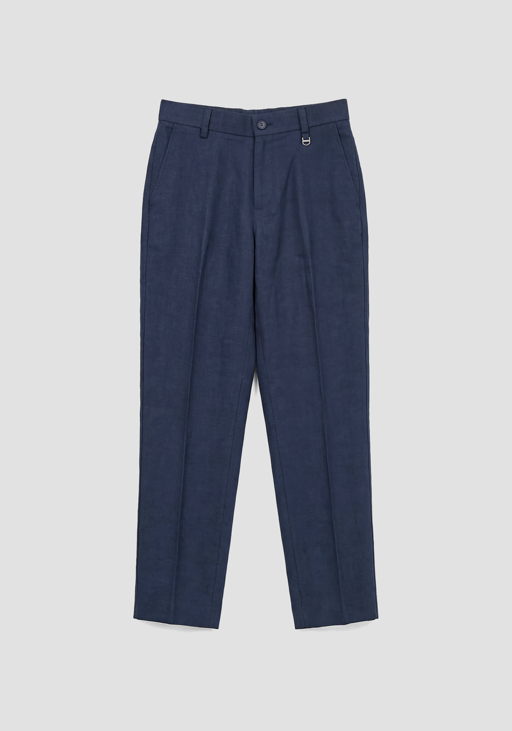 PANTALONES REGULAR FIT EN SLUB DE MEZCLA DE LINO Y VISCOSA PARA TRAJE