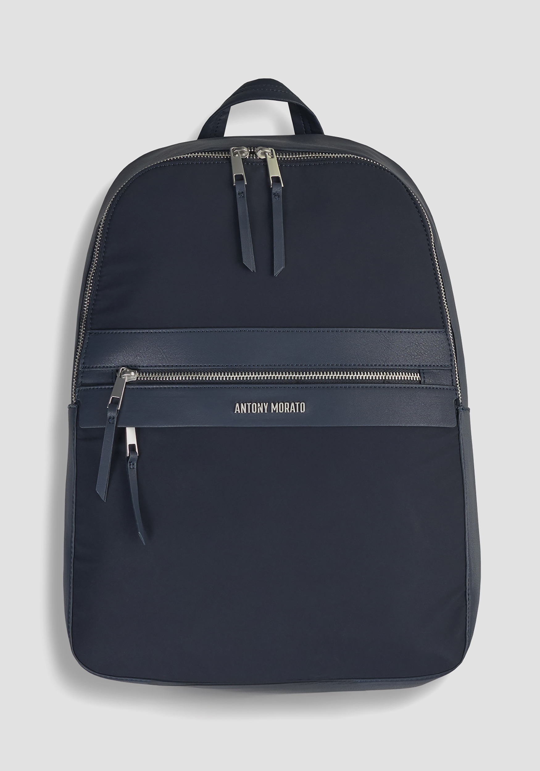 MOCHILA DE NAILON Y PIEL SINTÉTICA