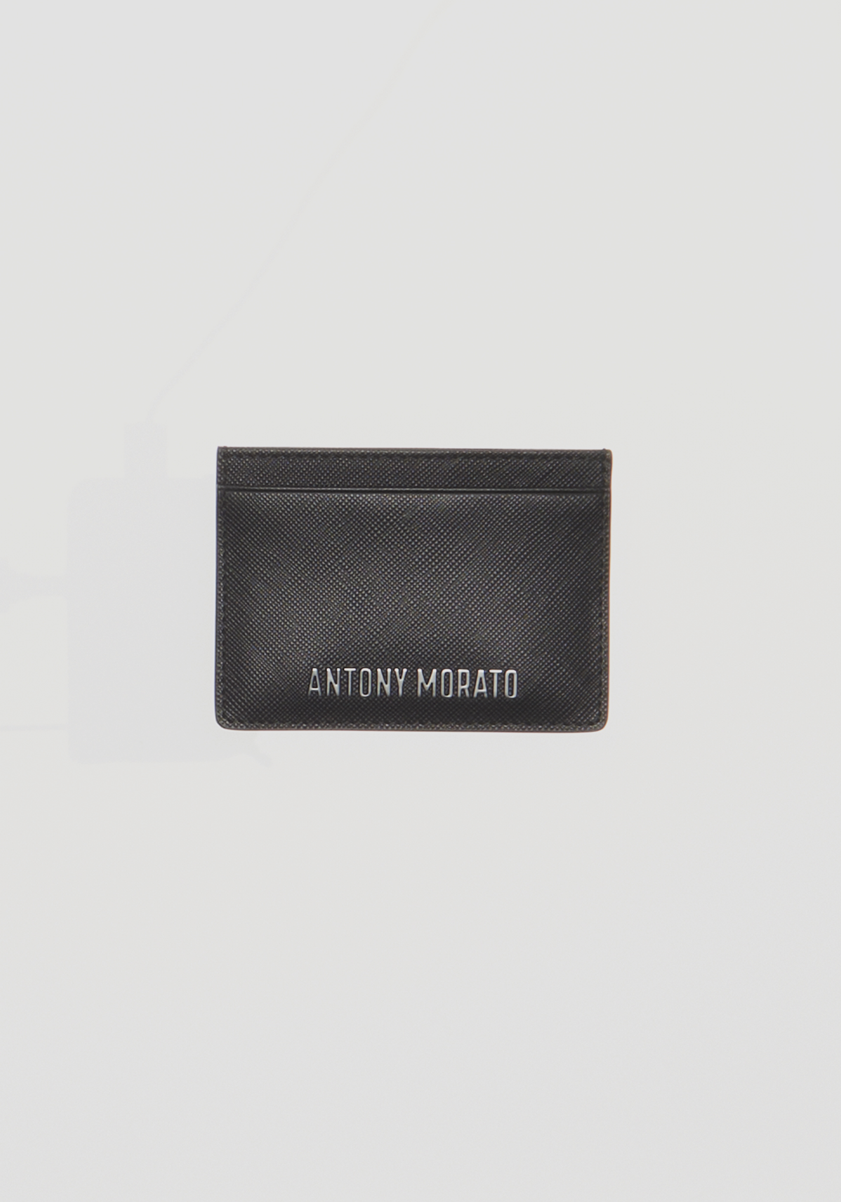 PORTACARTE CON LOGO METALLICO