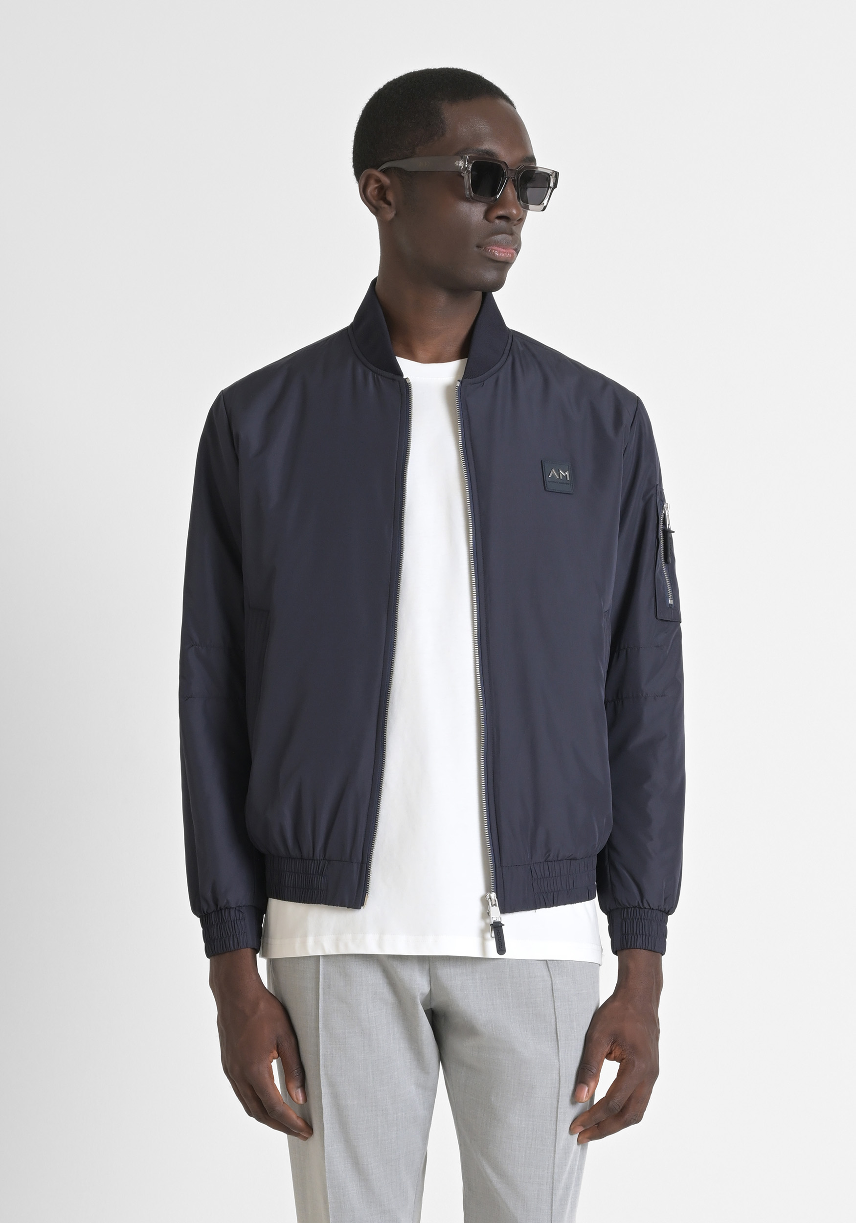 JACKET REGULAR FIT IN TECHNO FABRIC WITH ECOPADDING SORONA® AURA