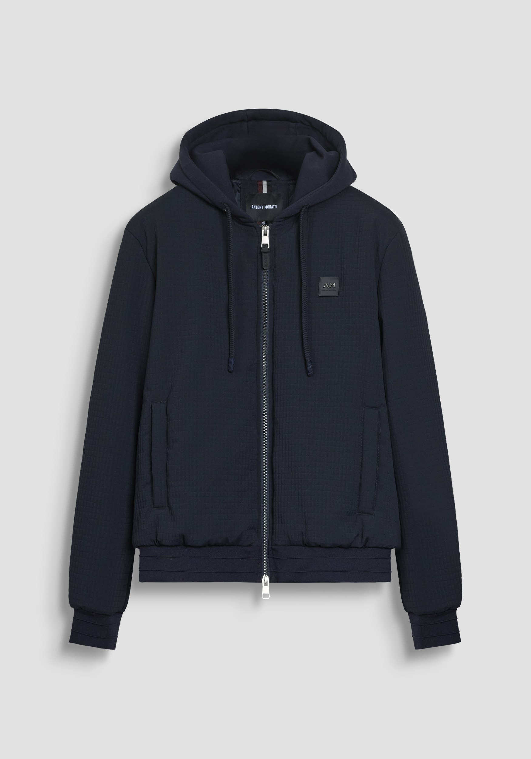 CHAQUETA BOMBER REGULAR FIT EN TEJIDO TÉCNICO DOBBY CON RELLENO SINTÉTICO