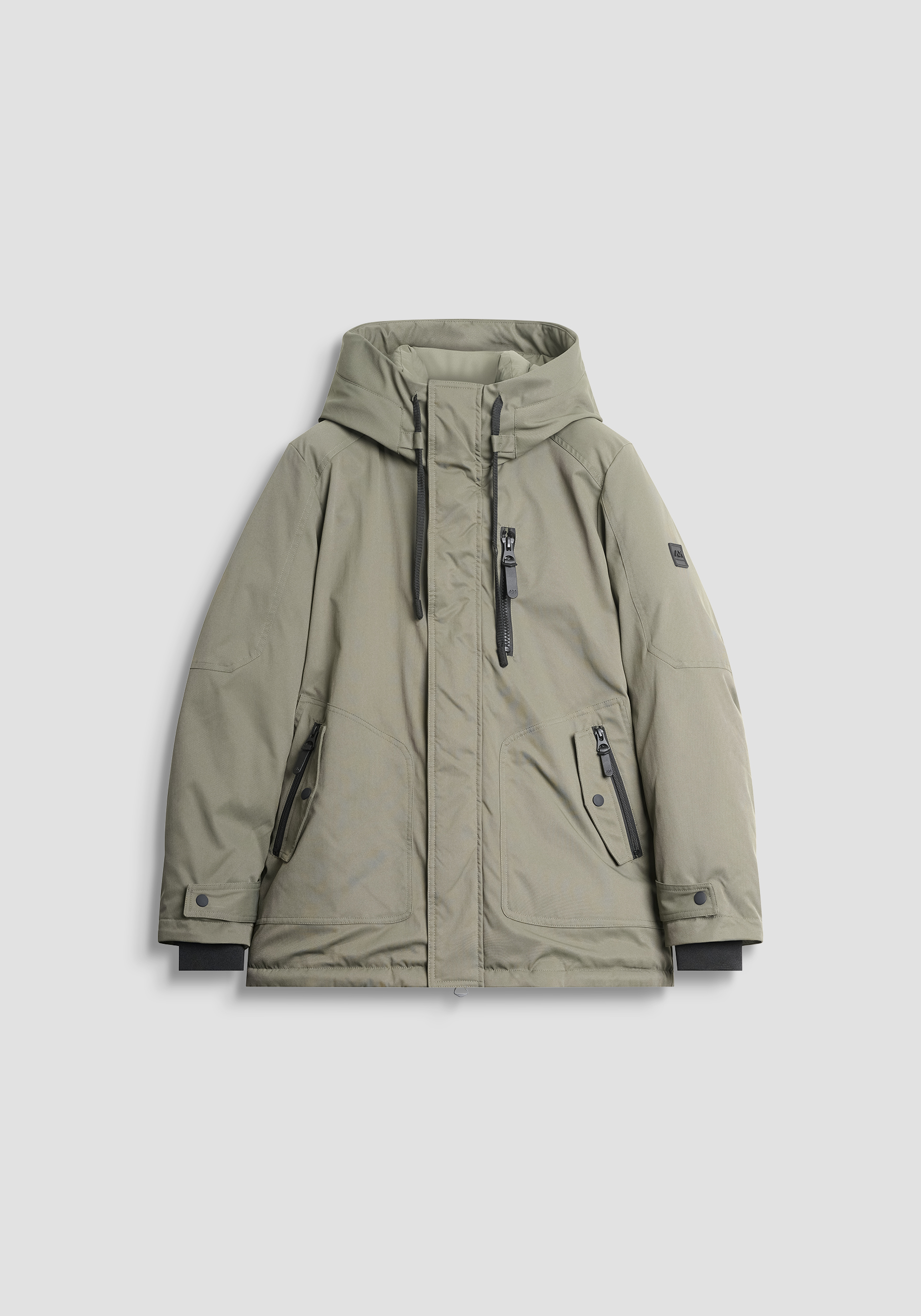 PLUMÍFERO REGULAR FIT EN TEJIDO TÉCNICO IMPERMEABLE