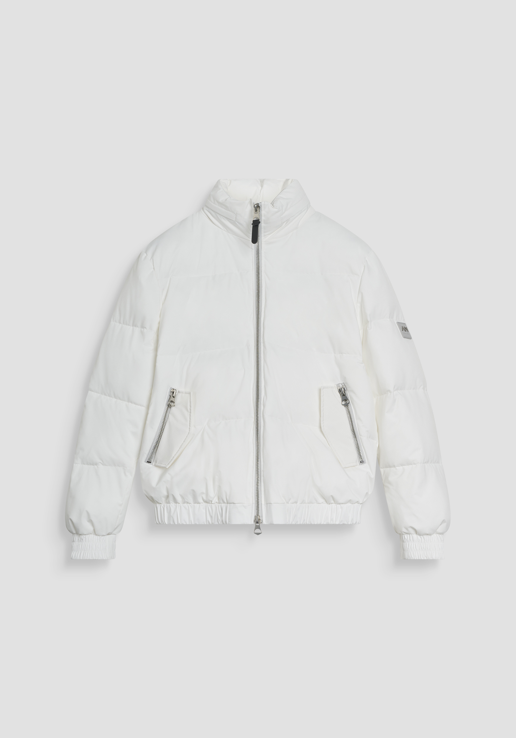 CHAQUETA BOMBER REGULAR FIT DE NYLON RIPSTOP CON RELLENO SINTÉTICO