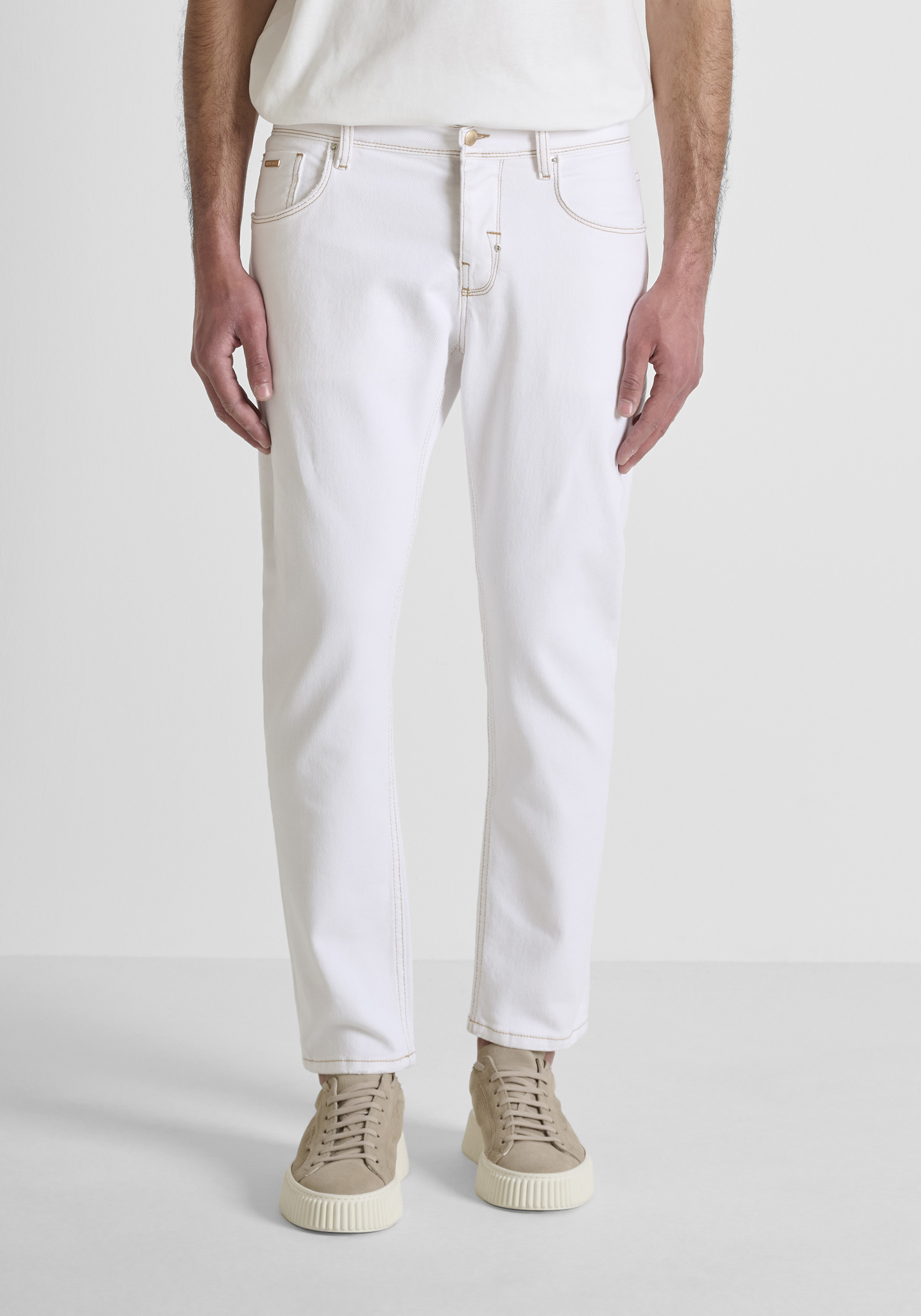 VAQUEROS TOBILLEROS SLIM FIT «ARGON» DE TEJIDO VAQUERO ELÁSTICO AUTHENTIC STRETCH