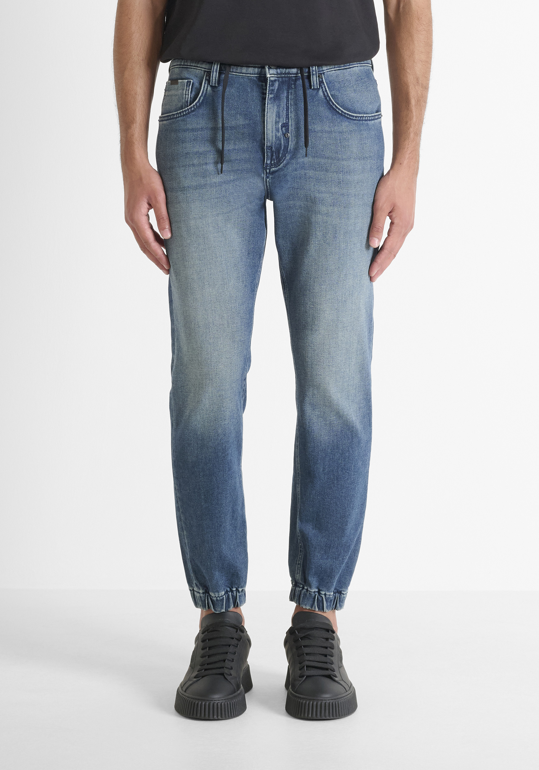 VAQUEROS SKINNY CROPPED FIT «JAKE» EN DENIM AZUL