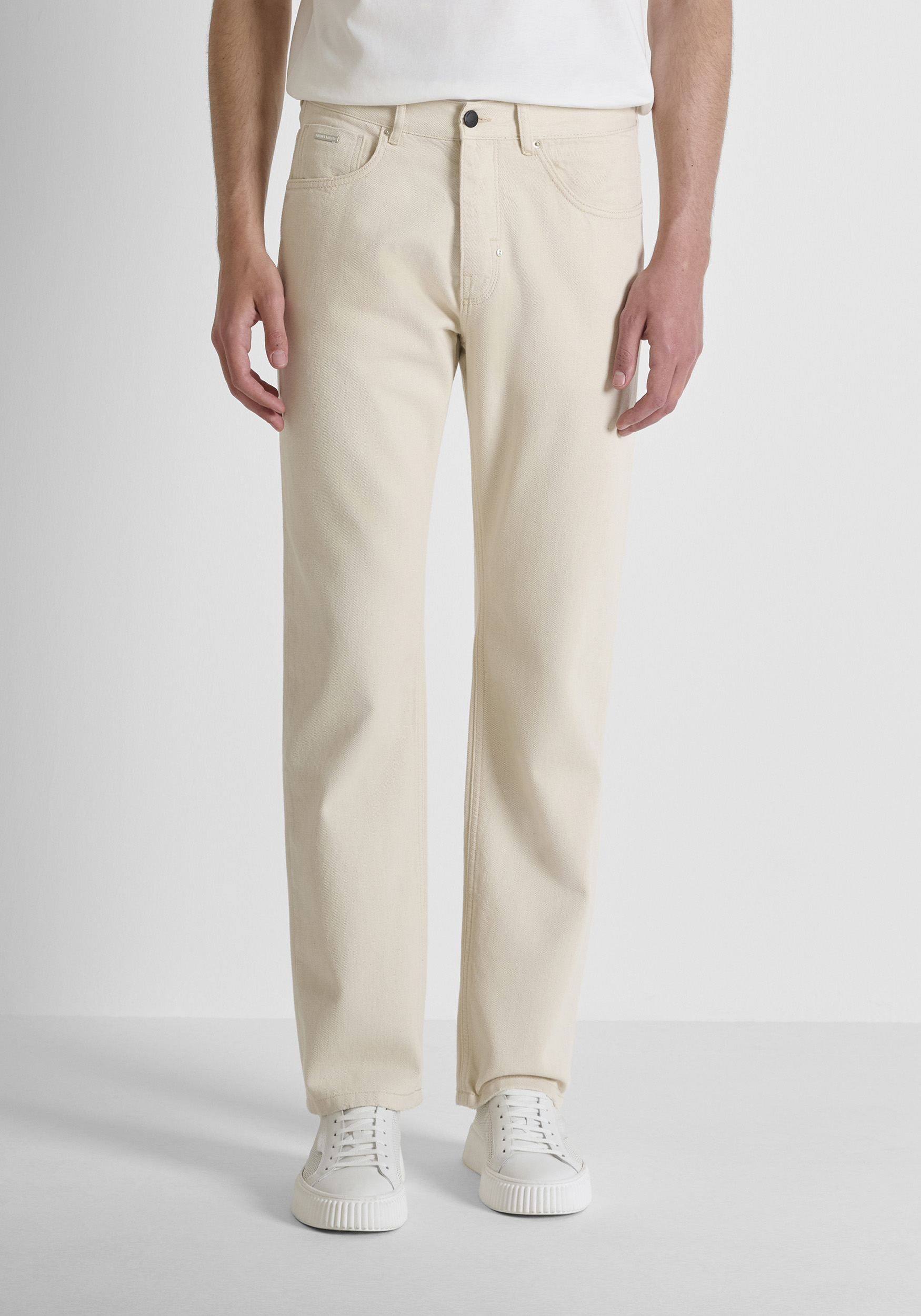 VAQUEROS REGULAR STRAIGHT FIT «LIAM» DE TEJIDO VAQUERO NATURAL COTTON