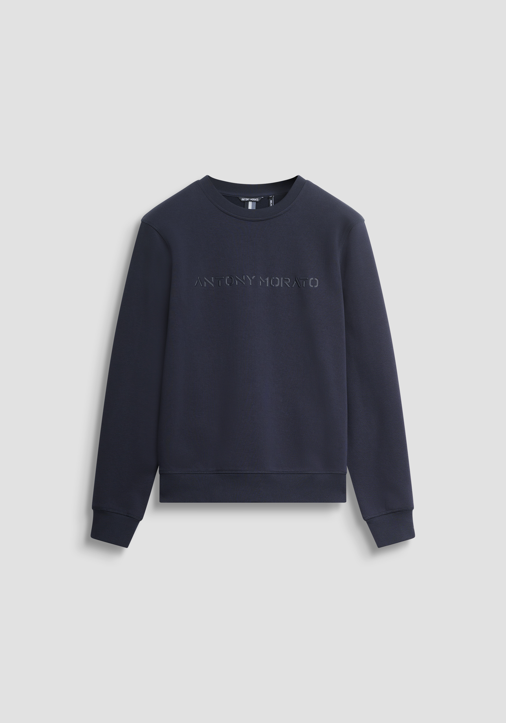 SUDADERA CUELLO REDONDO REGULAR FIT EN MEZCLA ALGODÓN SOSTENIBLE CON ESTAMPADO