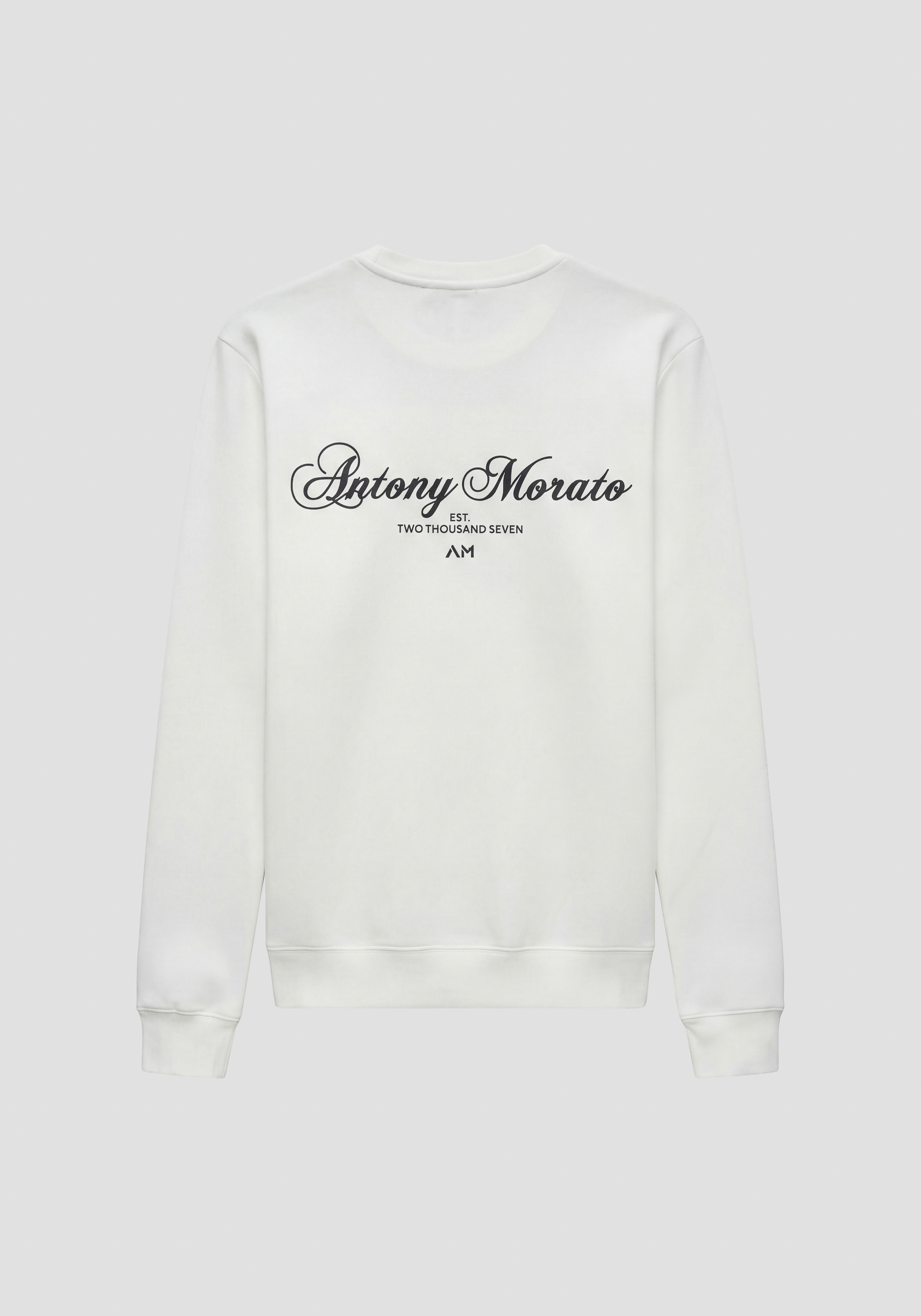 SUDADERA REGULAR FIT DE MEZCLA DE ALGODÓN INTERLOCK CON DOBLE ESTAMPADO