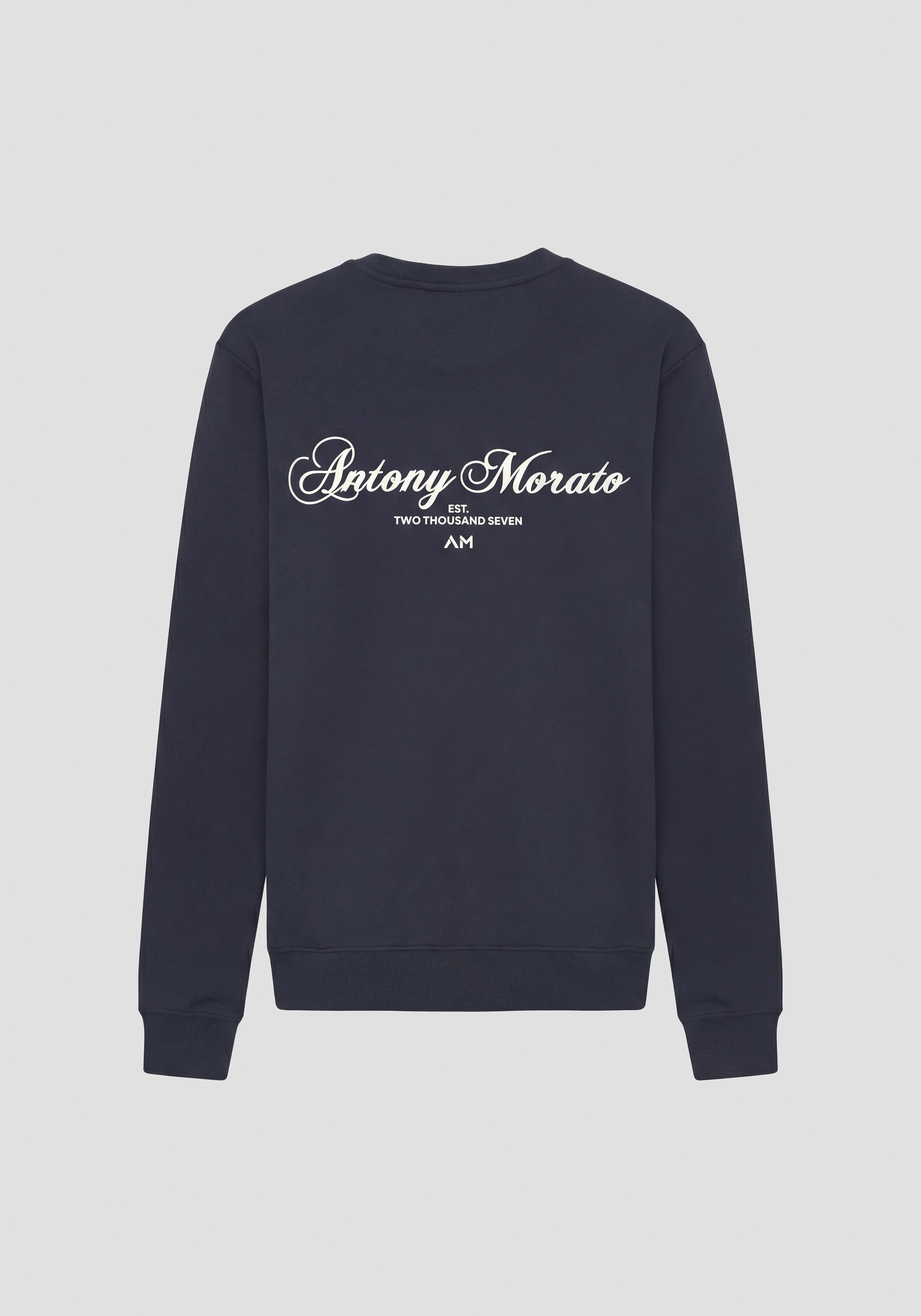 SUDADERA REGULAR FIT DE MEZCLA DE ALGODÓN INTERLOCK CON DOBLE ESTAMPADO