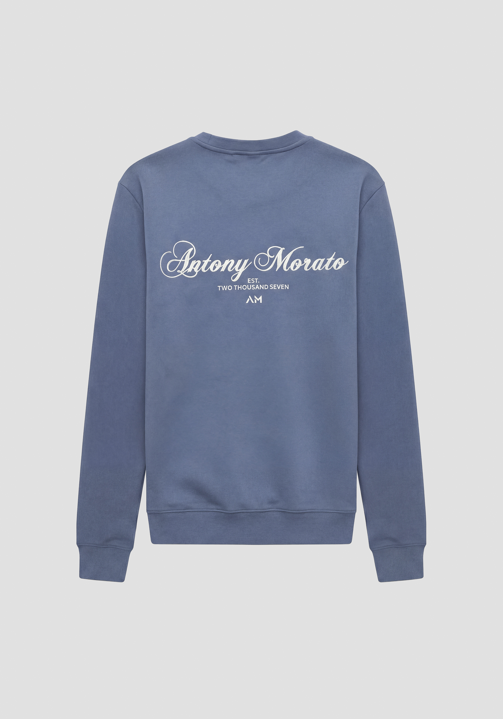 SUDADERA REGULAR FIT DE MEZCLA DE ALGODÓN INTERLOCK CON DOBLE ESTAMPADO