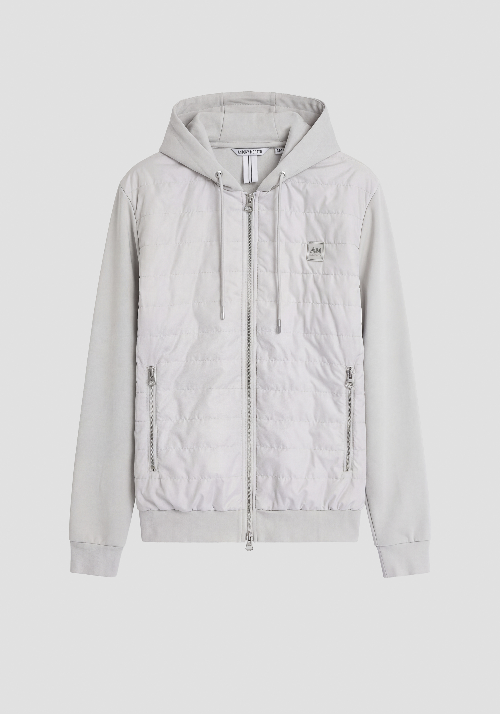 SUDADERA ACOLCHADA CON CAPUCHA REGULAR FIT DE MEZCLA DE ALGODÓN