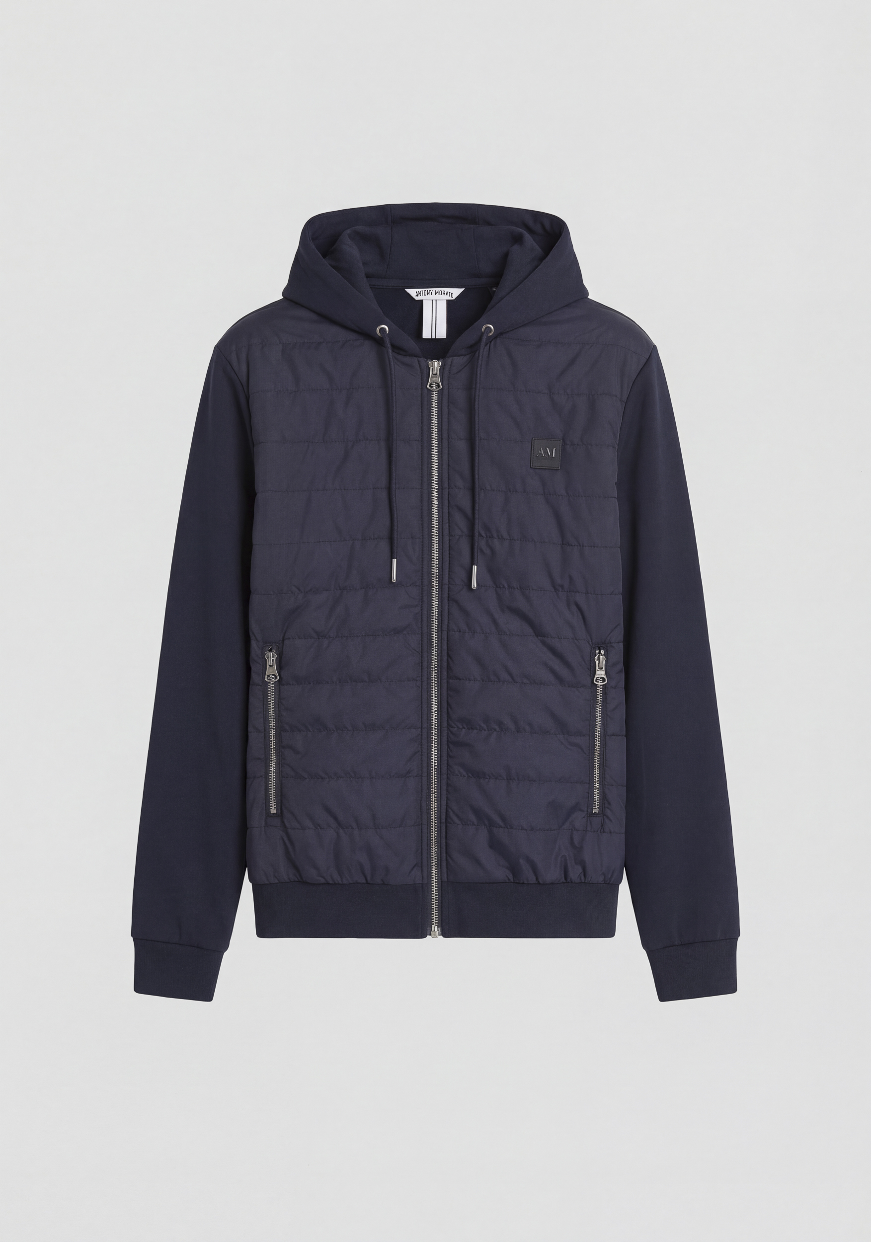 SUDADERA ACOLCHADA CON CAPUCHA REGULAR FIT DE MEZCLA DE ALGODÓN