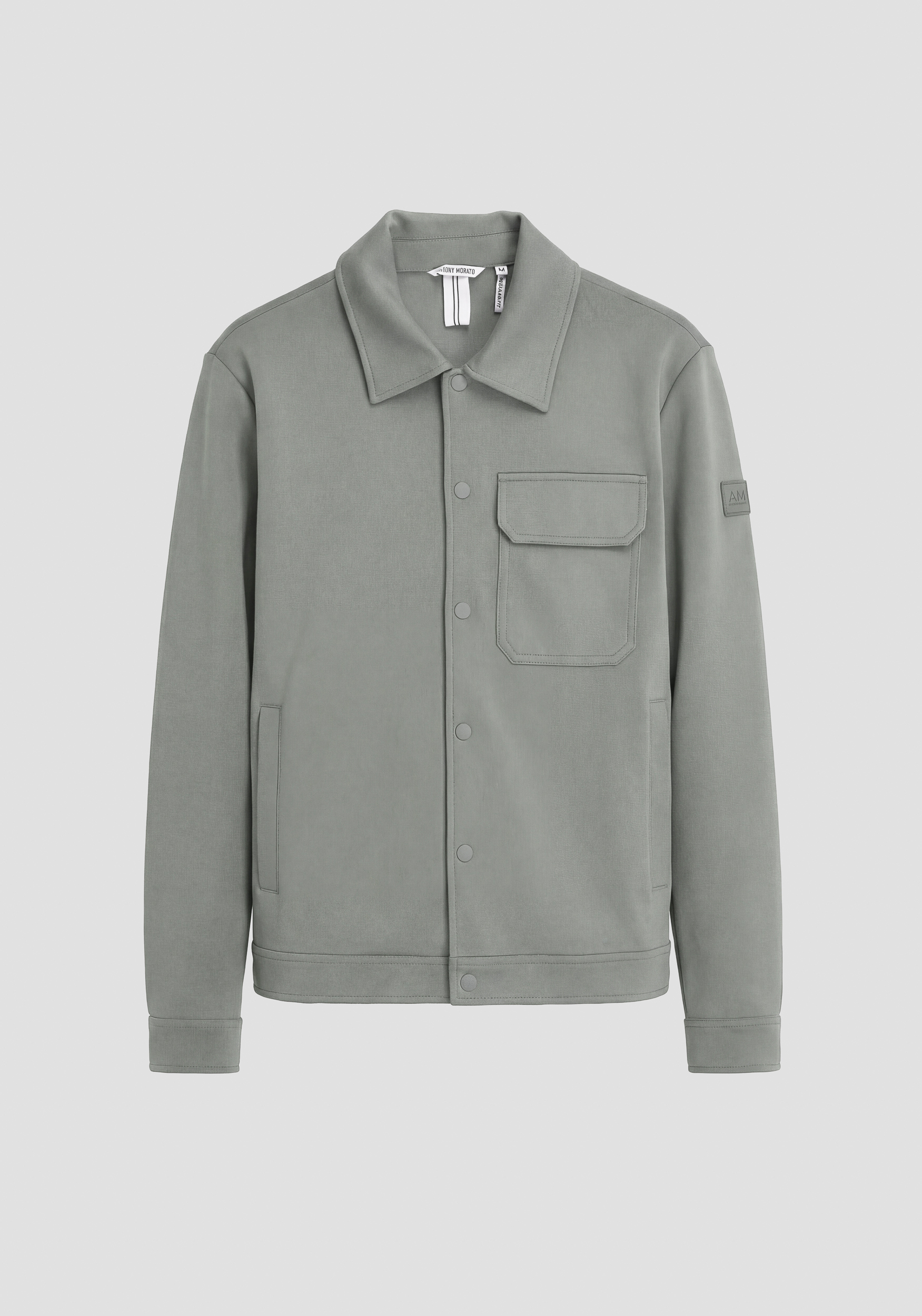 SUDADERA CHAQUETA SLIM FIT DE MEZCLA DE ALGODÓN CON BOLSILLO