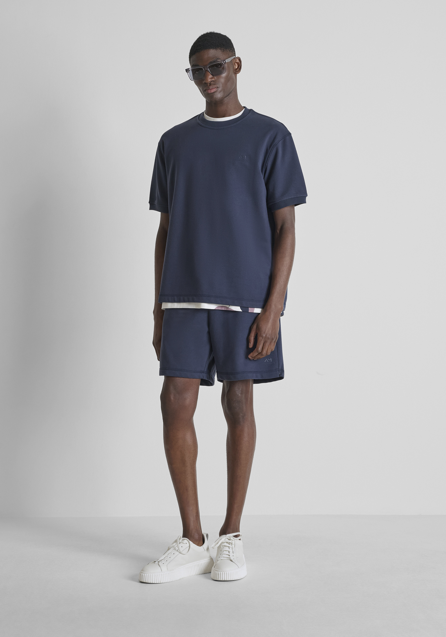 RELAXED FIT SWEATSHIRT IN SUSTAINABLE COTTON BLEND WITH LOGO PRINT