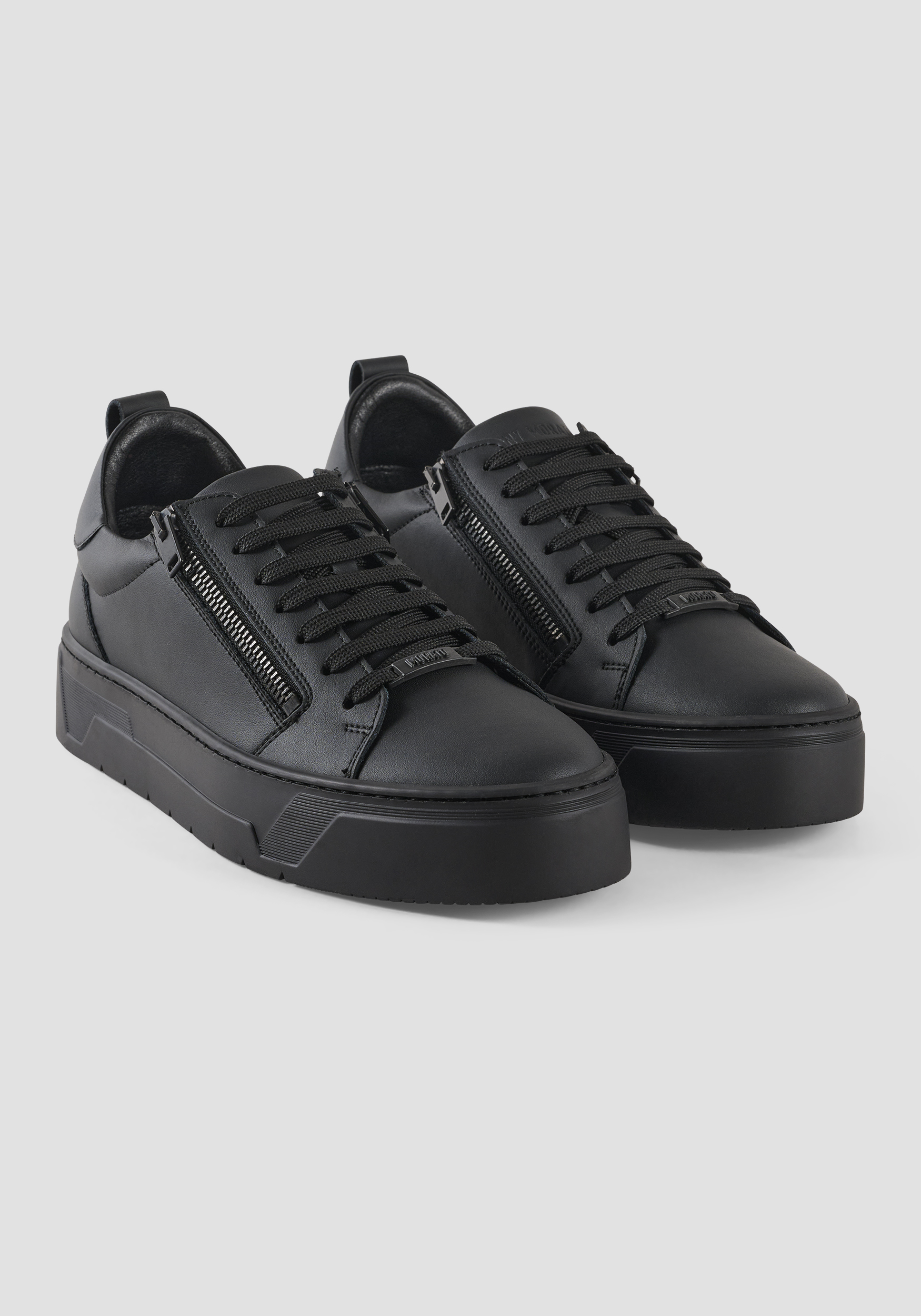 ZAPATILLAS «ZIPPER» DE PIEL