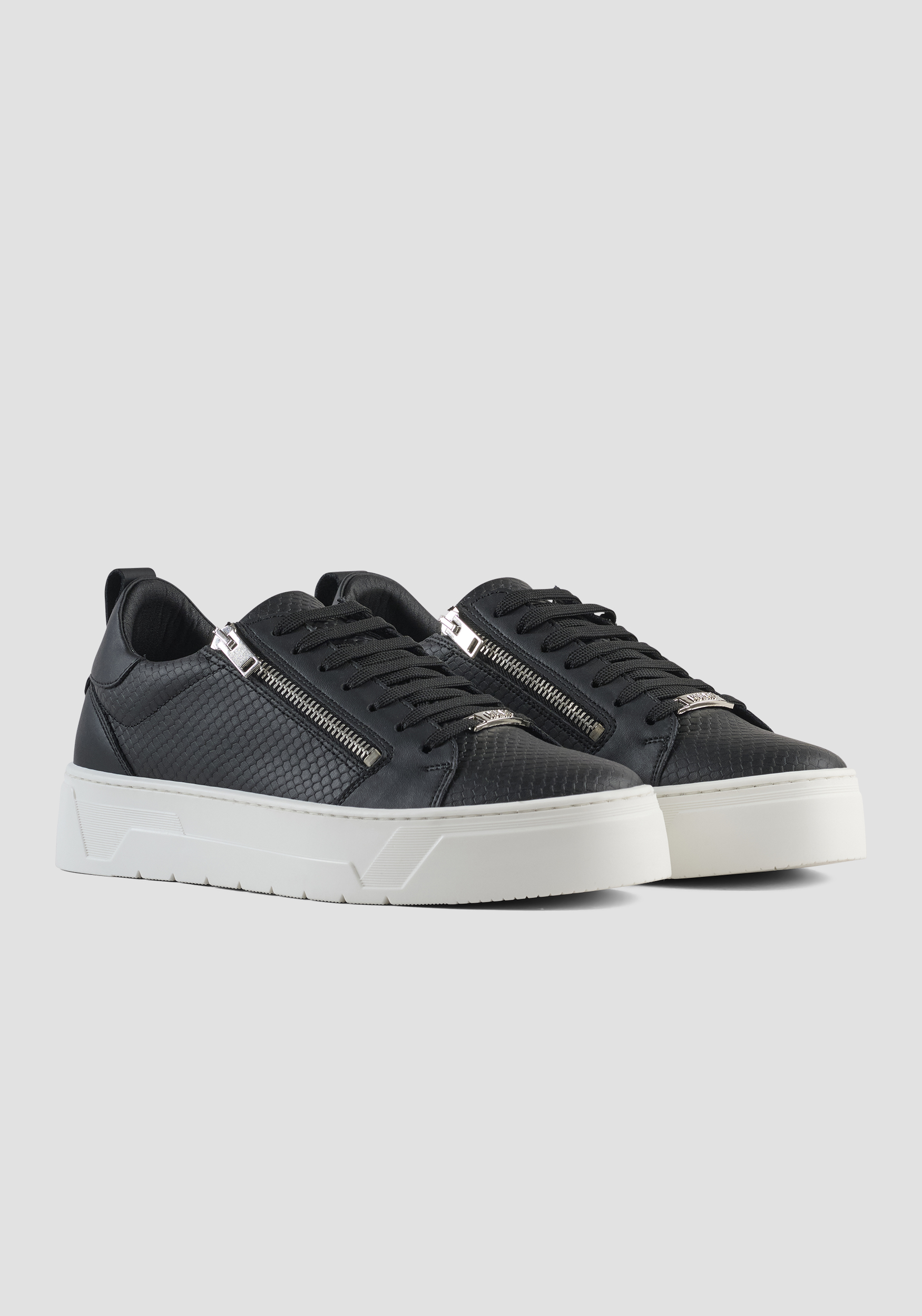 ZAPATILLAS «ZIPPER» ANIMAL DE PIEL