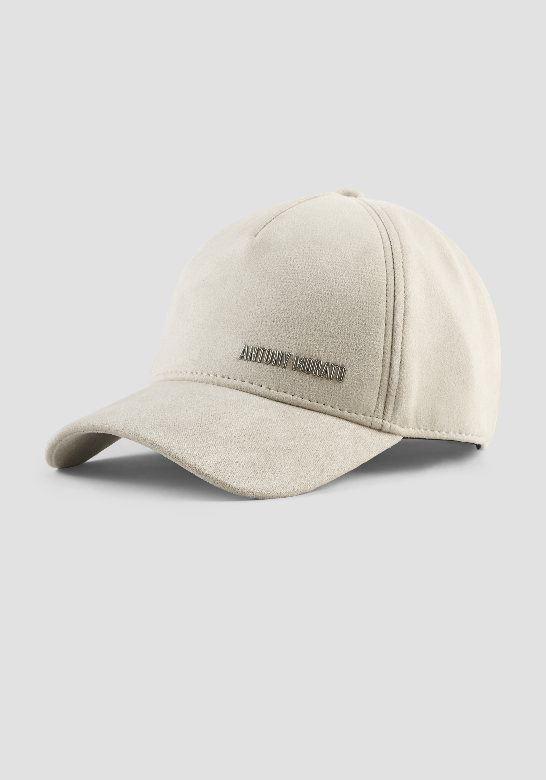 BASEBALL CAP IN SUEDE-EFFECT FABRIC
