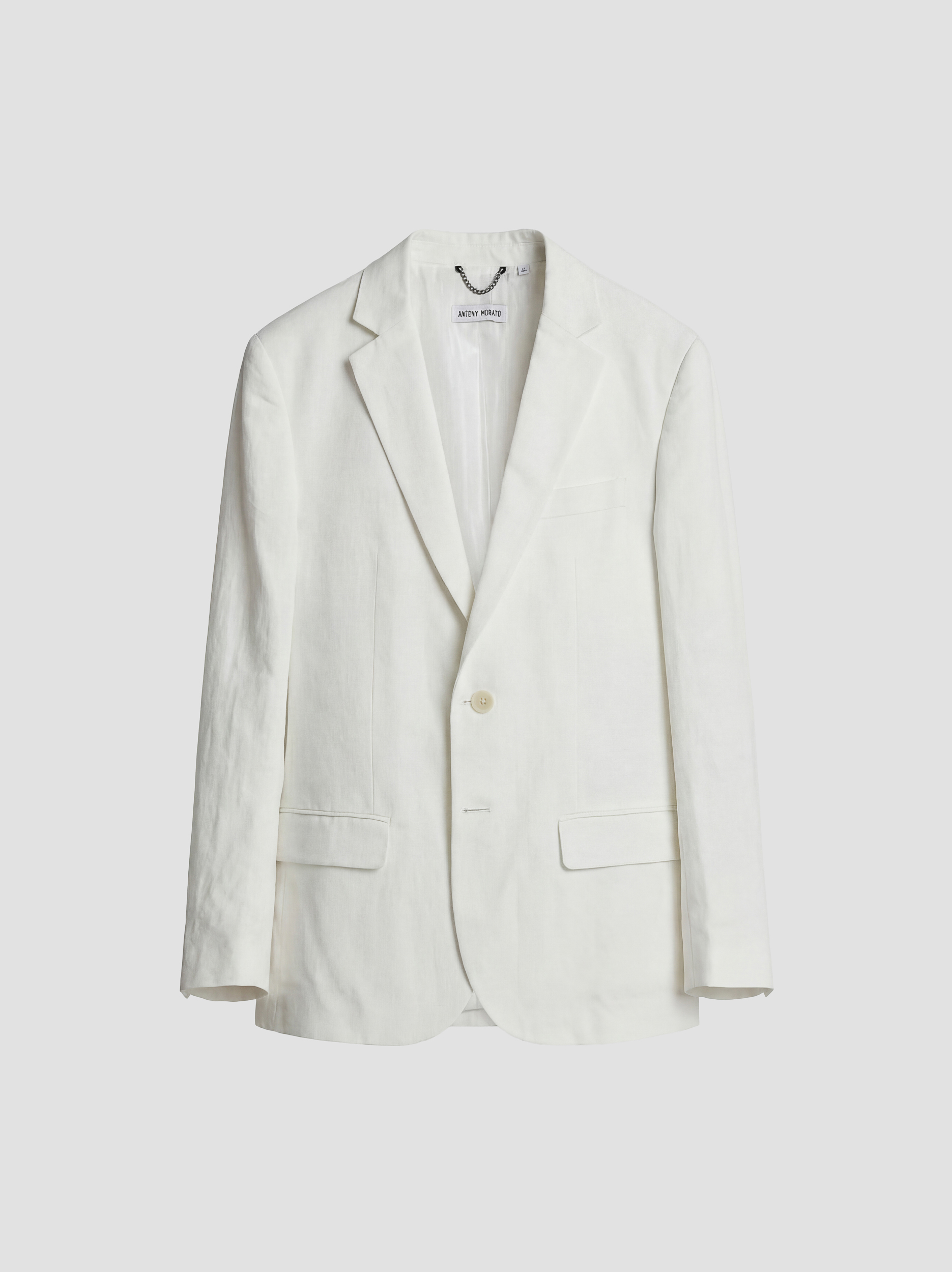 CHAQUETA REGULAR FIT «LUIS» DE MEZCLA DE LINO Y VISCOSA