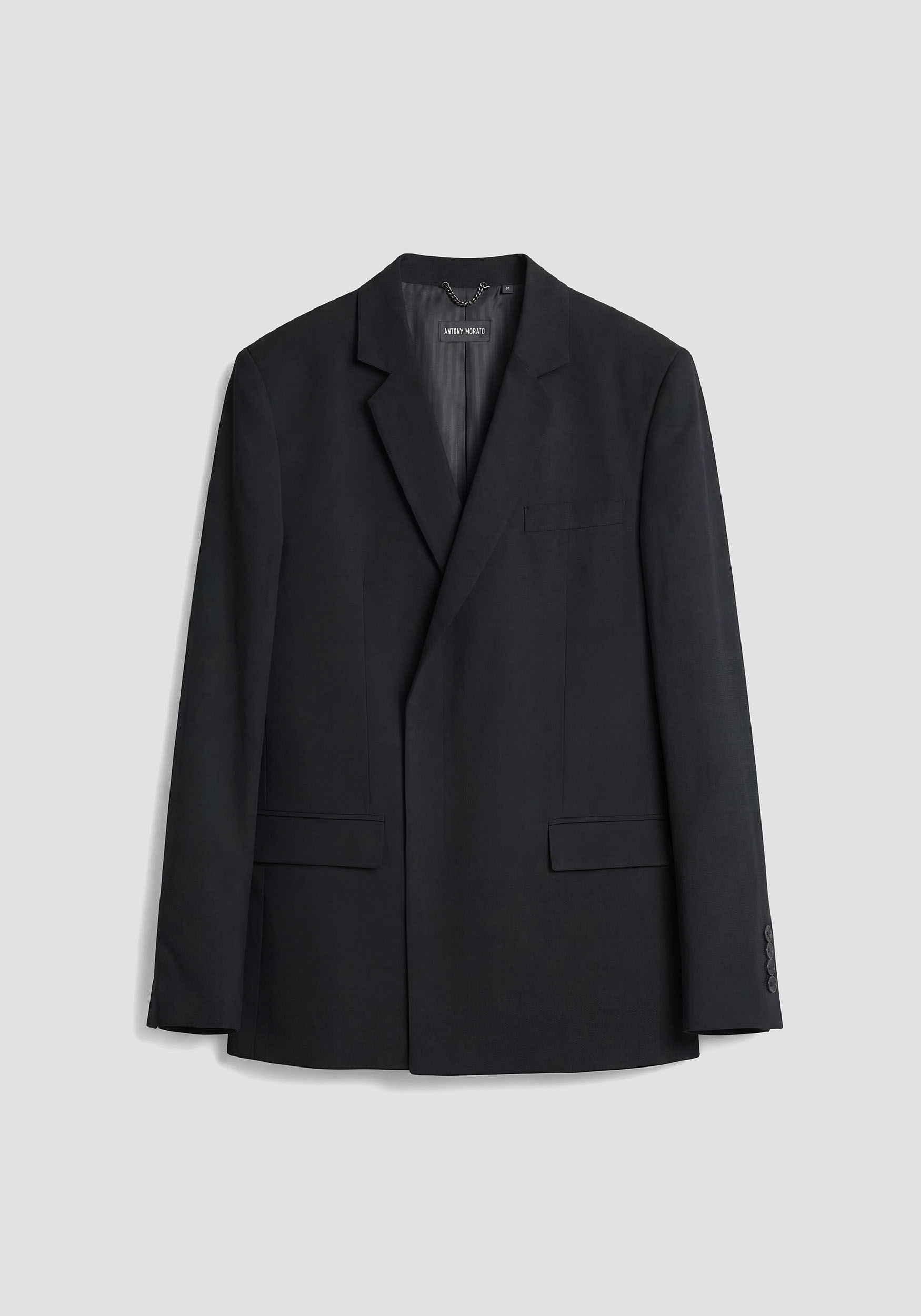 CHAQUETA DE DOBLE BOTONADURA REGULAR FIT «ALAN» DE MEZCLA DE VISCOSA ELÁSTICA