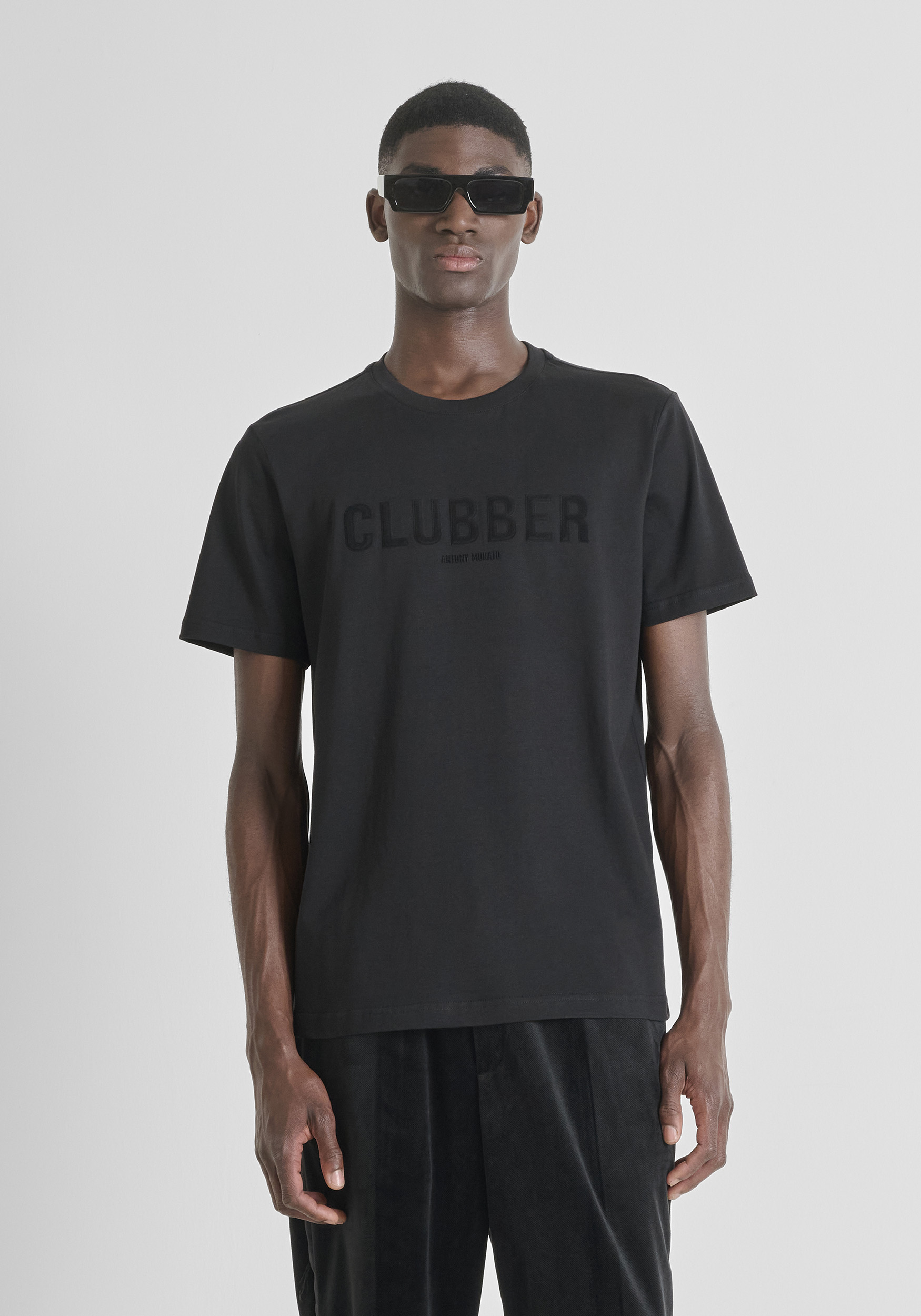 CAMISETA REGULAR FIT EN JERSEY DE ALGODÓN COLECCIÓN CLUBBER