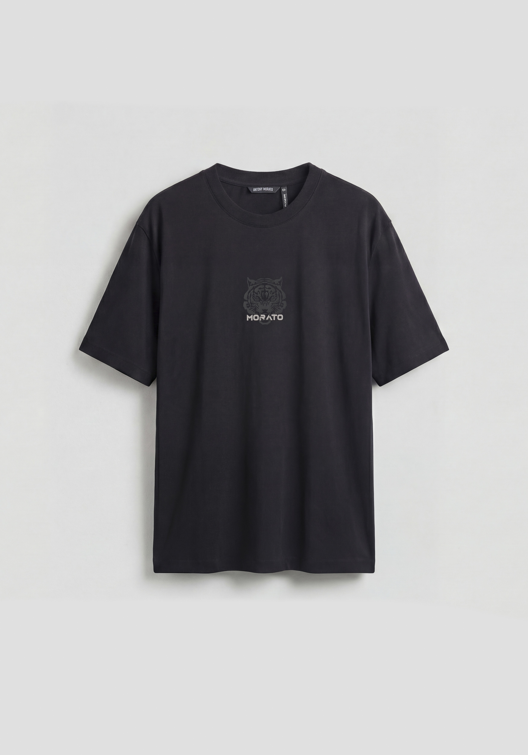 CAMISETA REGULAR FIT DE PUNTO DE ALGODÓN CON ESTAMPADO DE TIGRE EARLY COLLECTION