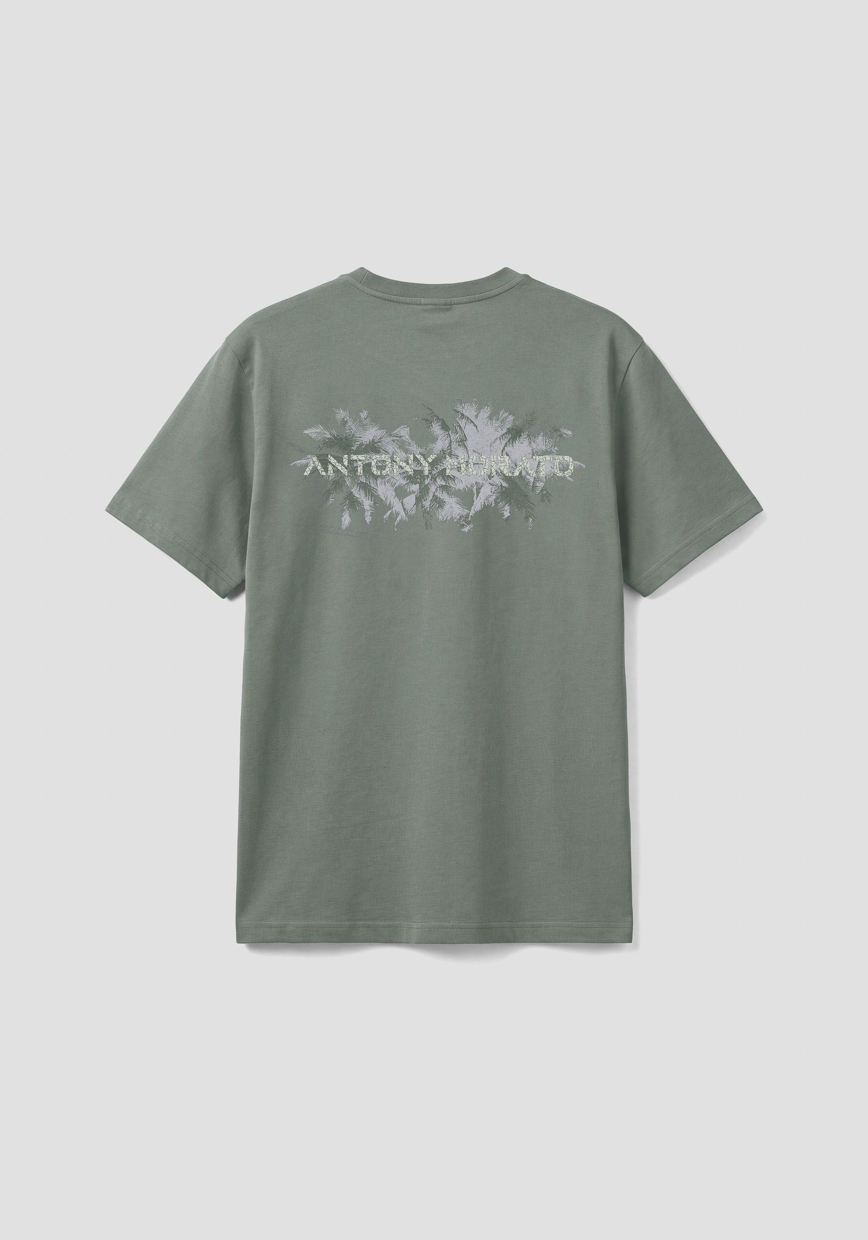 CAMISETA REGULAR FIT DE PUNTO DE ALGODÓN CON ESTAMPADO FLORAL