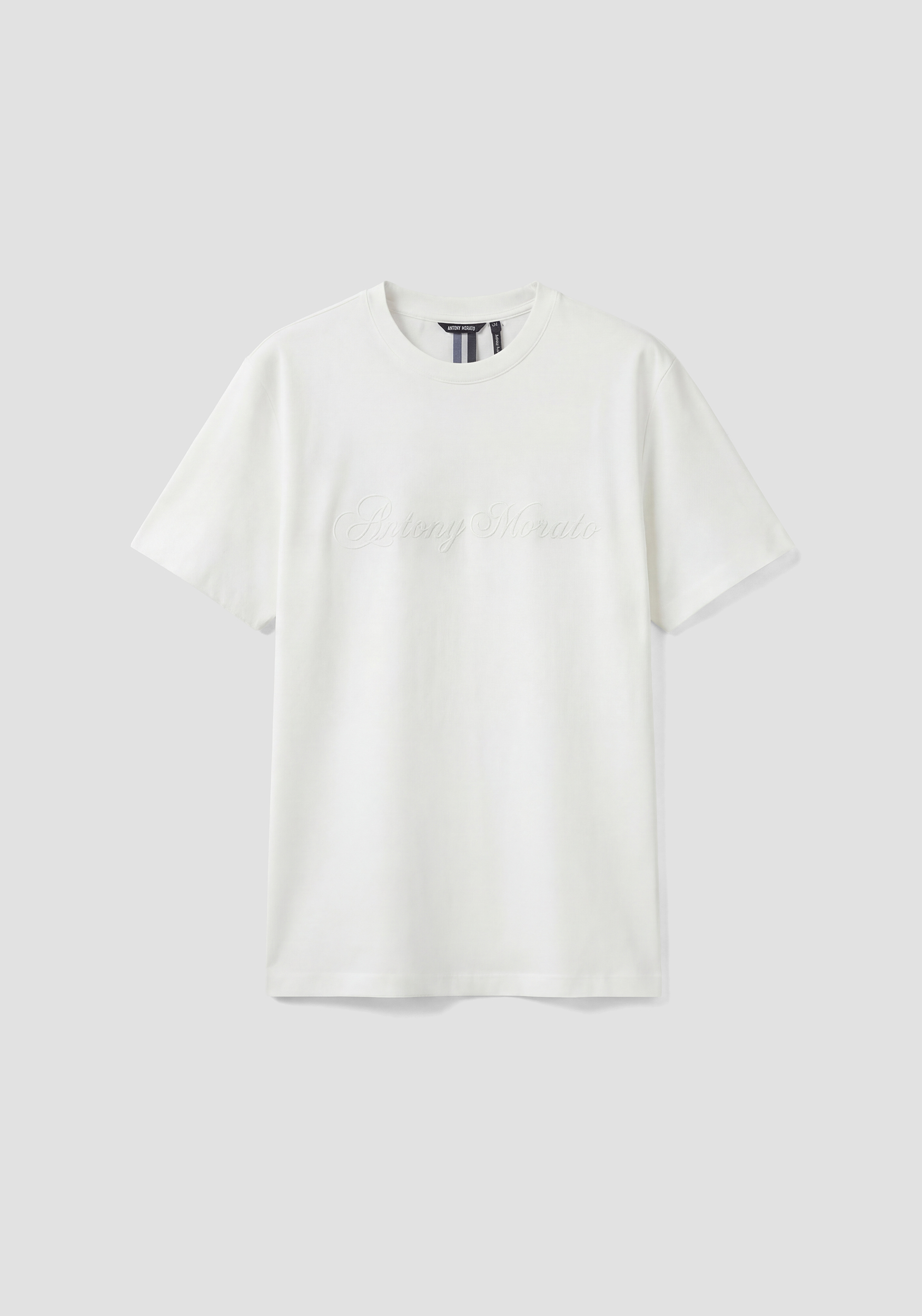 CAMISETA REGULAR FIT DE PUNTO DE ALGODÓN CON LOGOTIPO ESTAMPADO