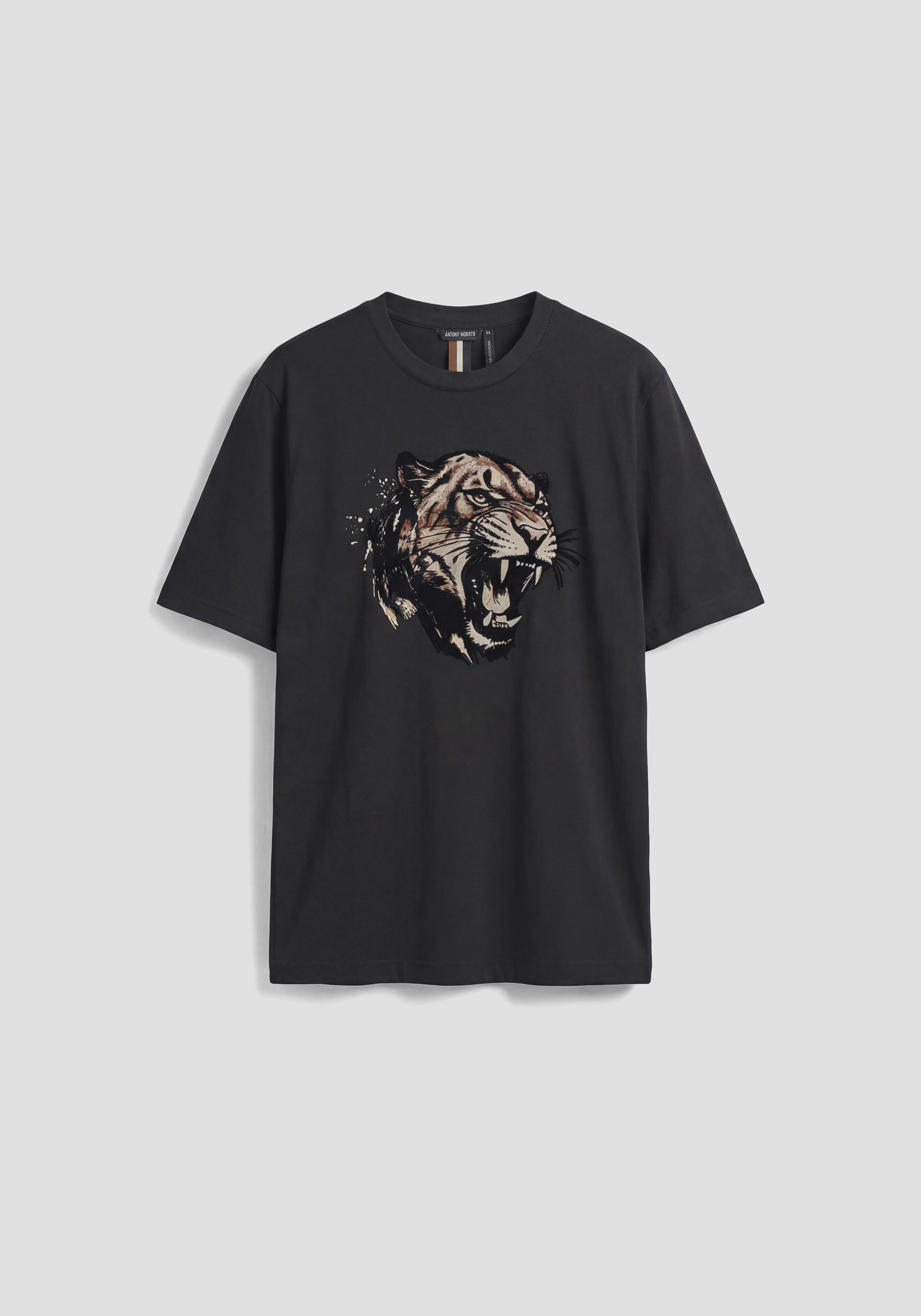 CAMISETA REGULAR FIT DE PUNTO DE ALGODÓN CON ESTAMPADO