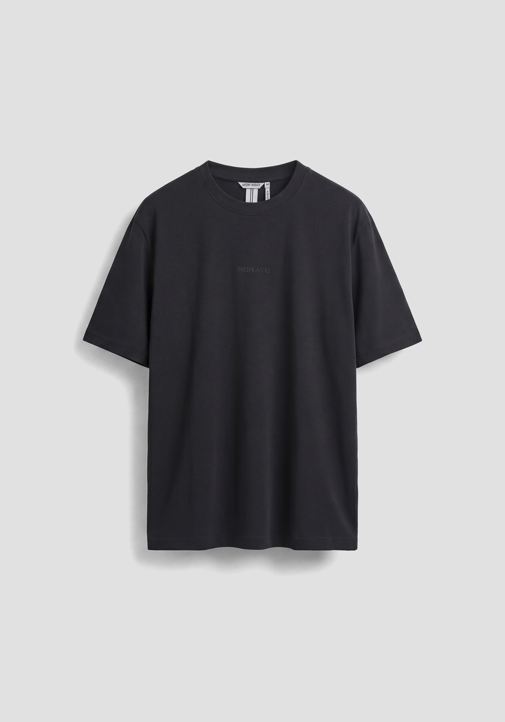 CAMISETA RELAXED FIT DE PUNTO DE ALGODÓN CON LOGOTIPO