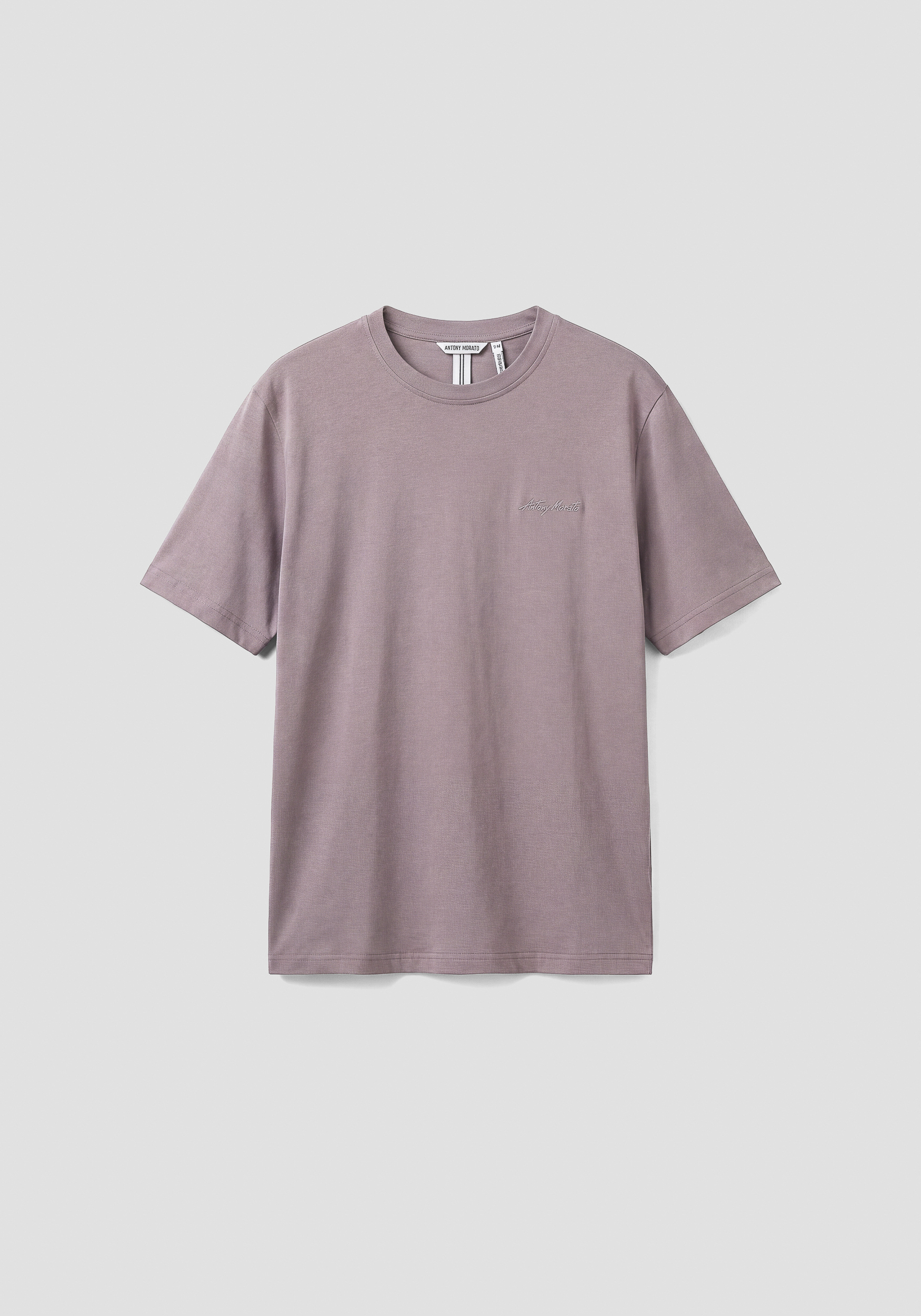 CAMISETA REGULAR FIT DE MEZCLA DE ALGODÓN Y VISCOSA CON LOGOTIPO DE GOMA