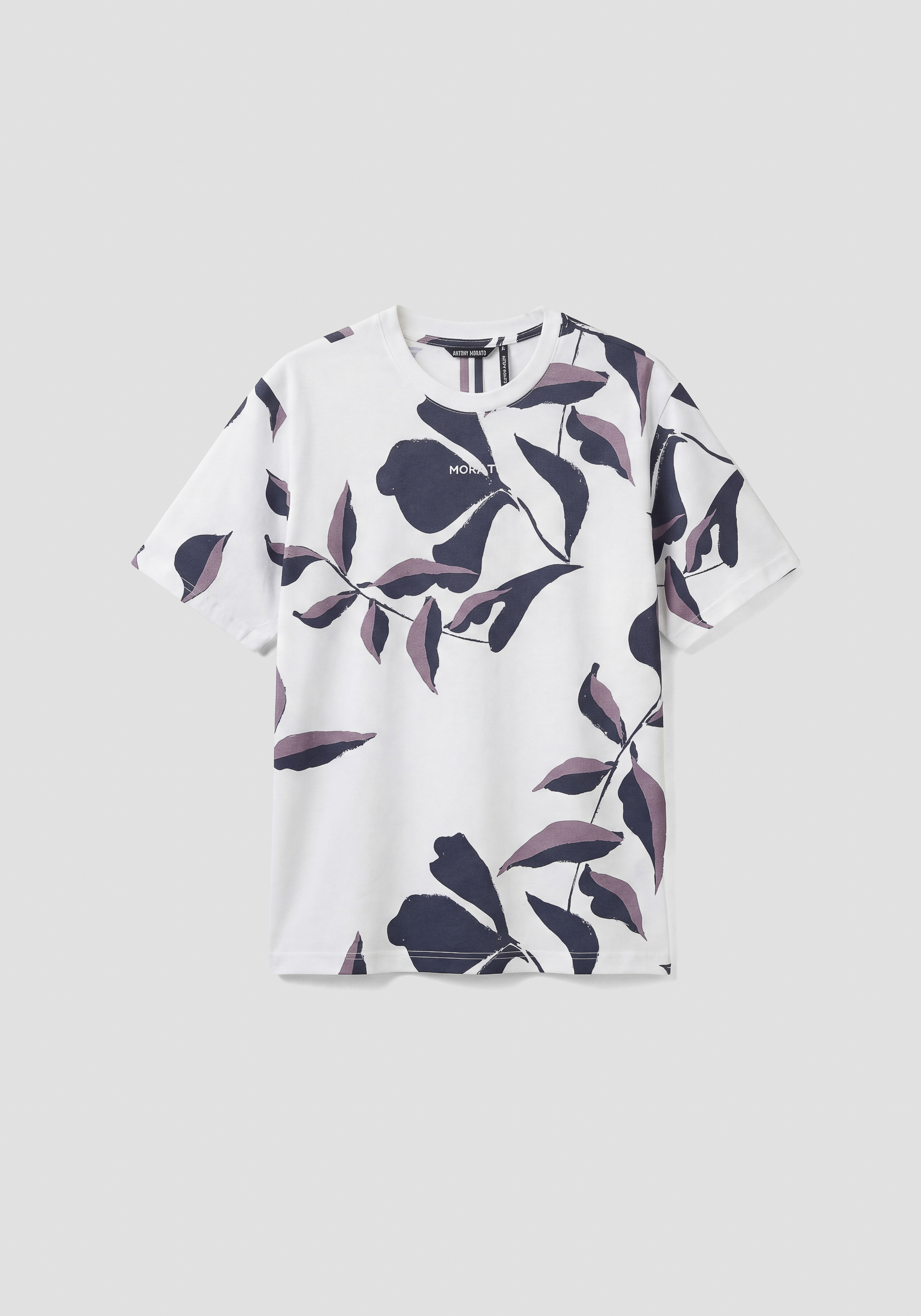 CAMISETA RELAXED FIT DE ALGODÓN CON ESTAMPADO BOTÁNICO