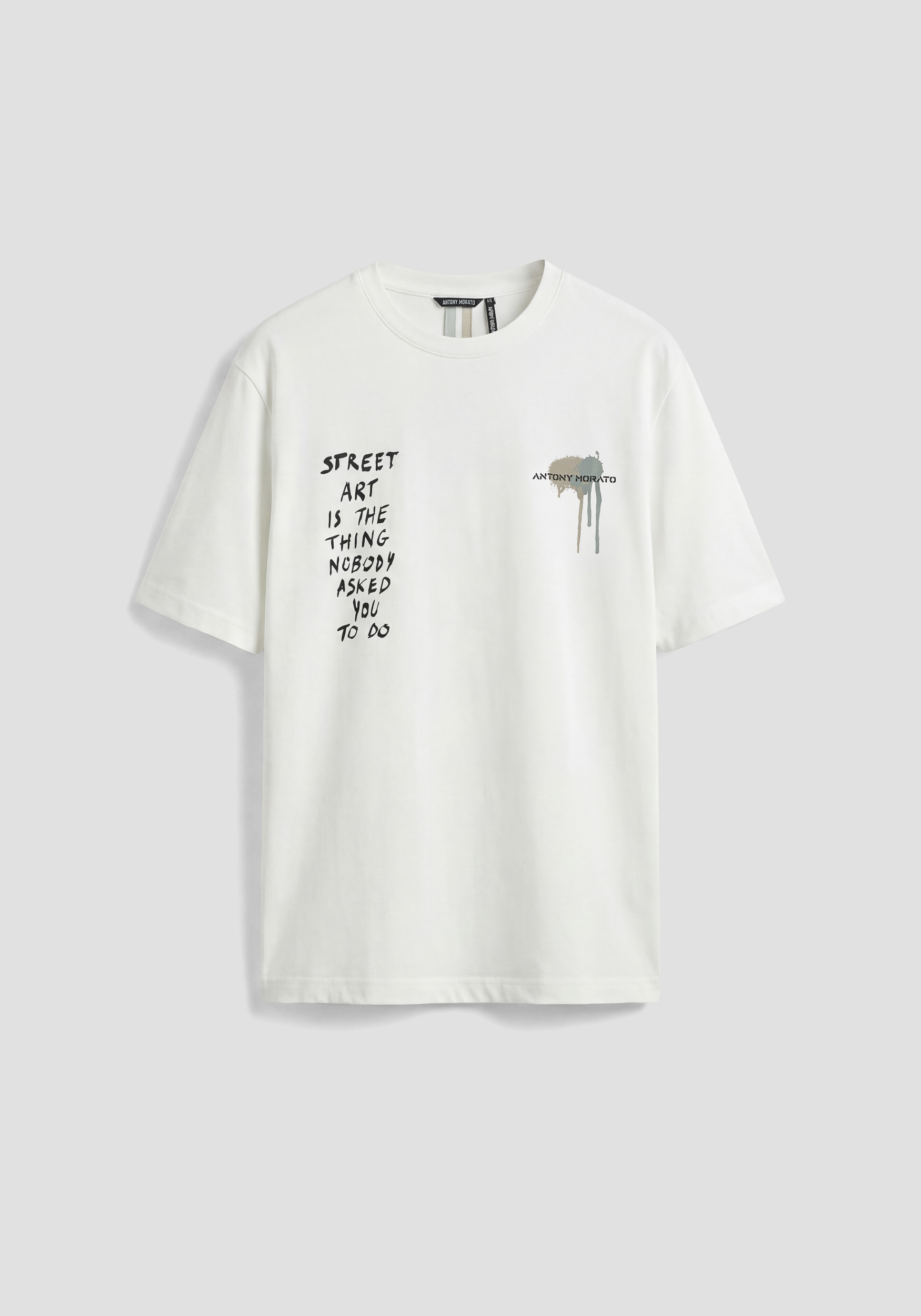 CAMISETA RELAXED FIT DE ALGODÓN STREET ART