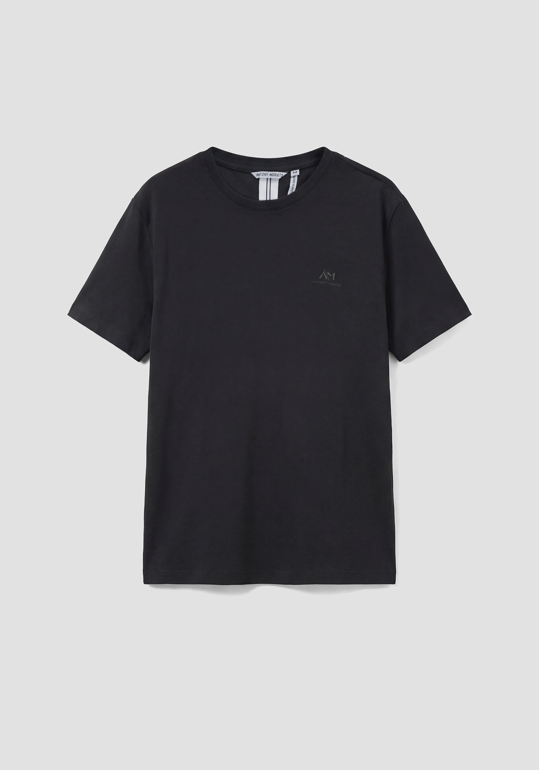 CAMISETA SUPER SLIM FIT DE MEZCLA DE ALGODÓN CON ESTAMPADO