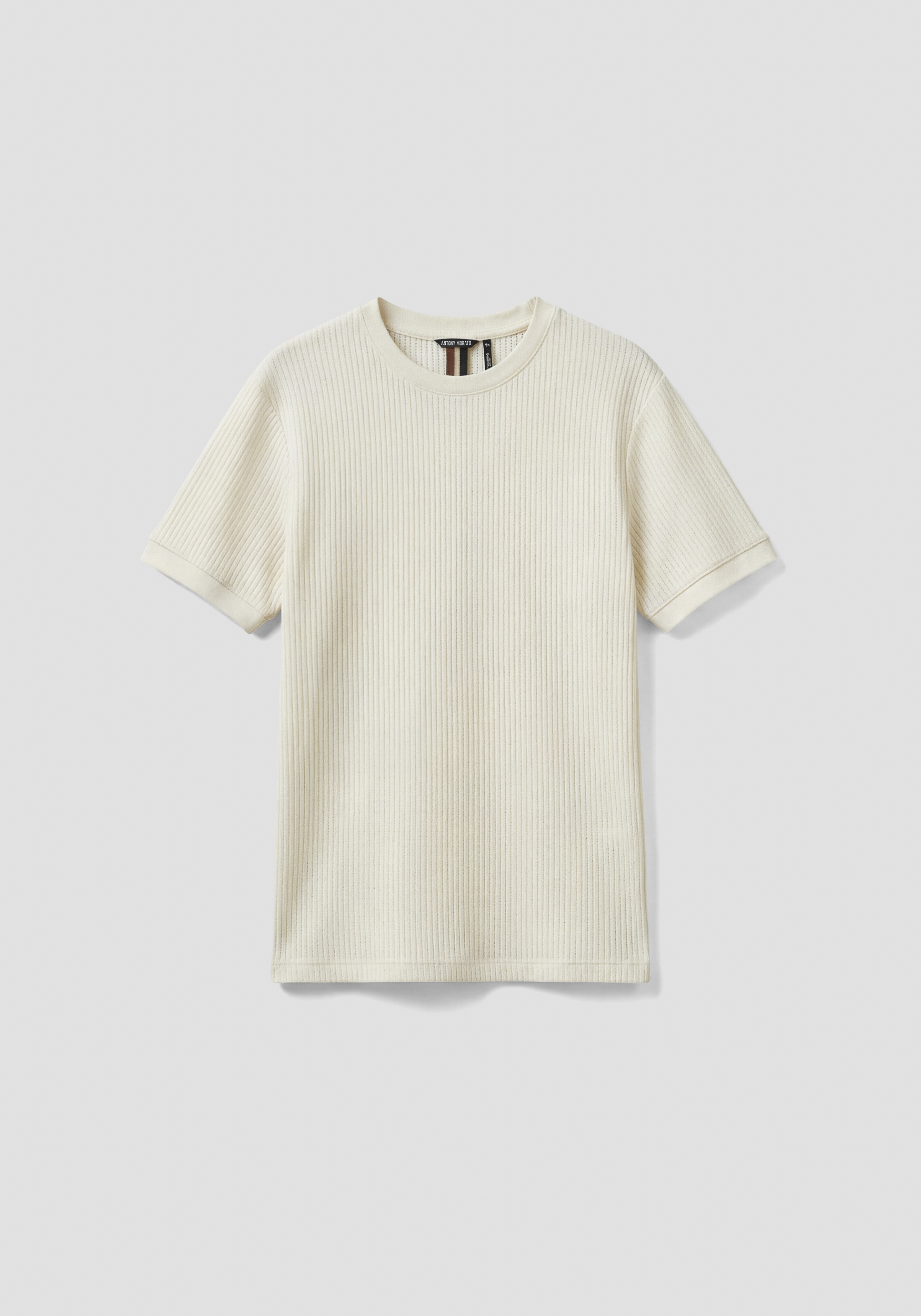 CAMISETA REGULAR FIT DE PUNTO DE ALGODÓN CON LOGOTIPO