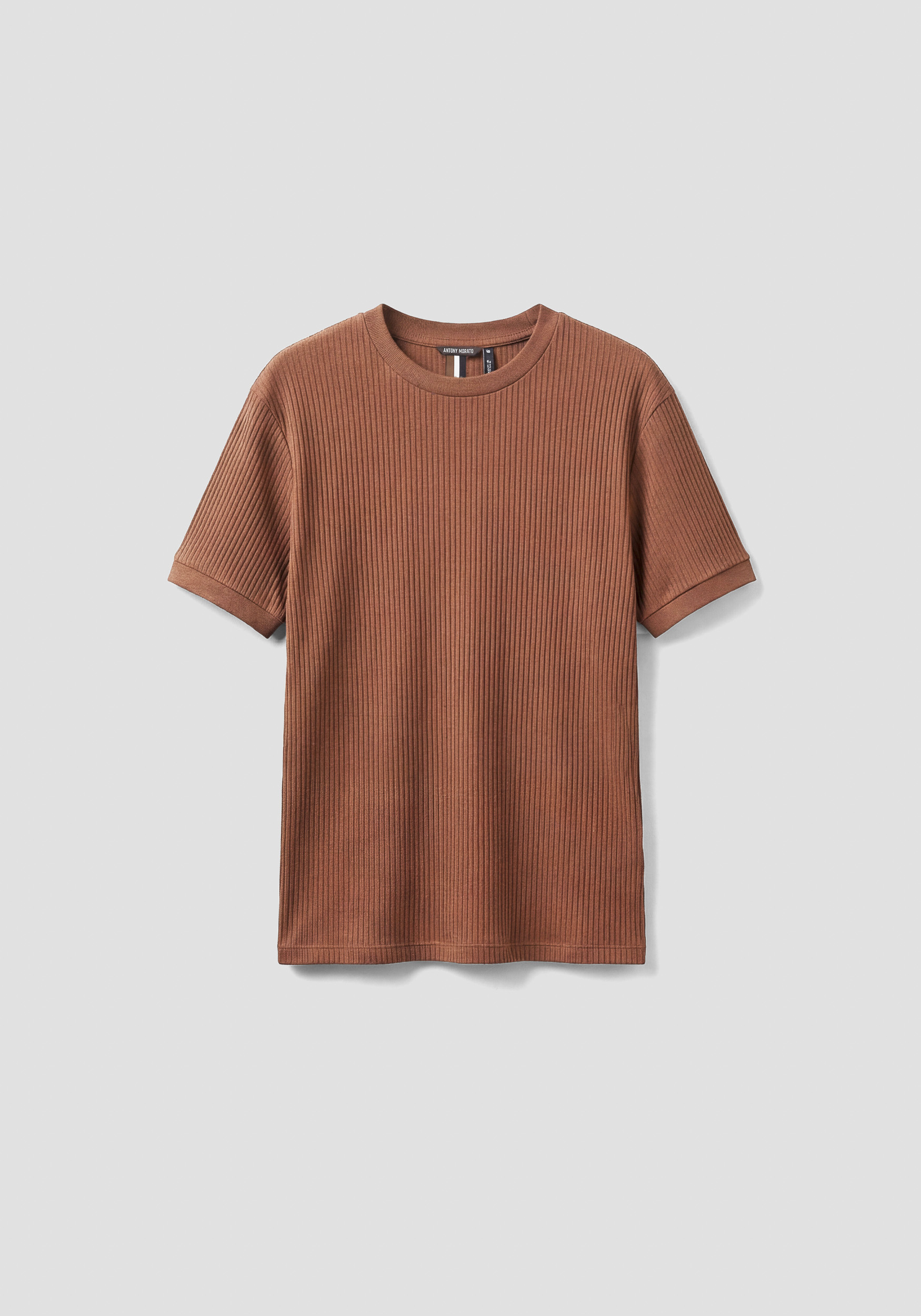 CAMISETA REGULAR FIT DE PUNTO DE ALGODÓN CON LOGOTIPO