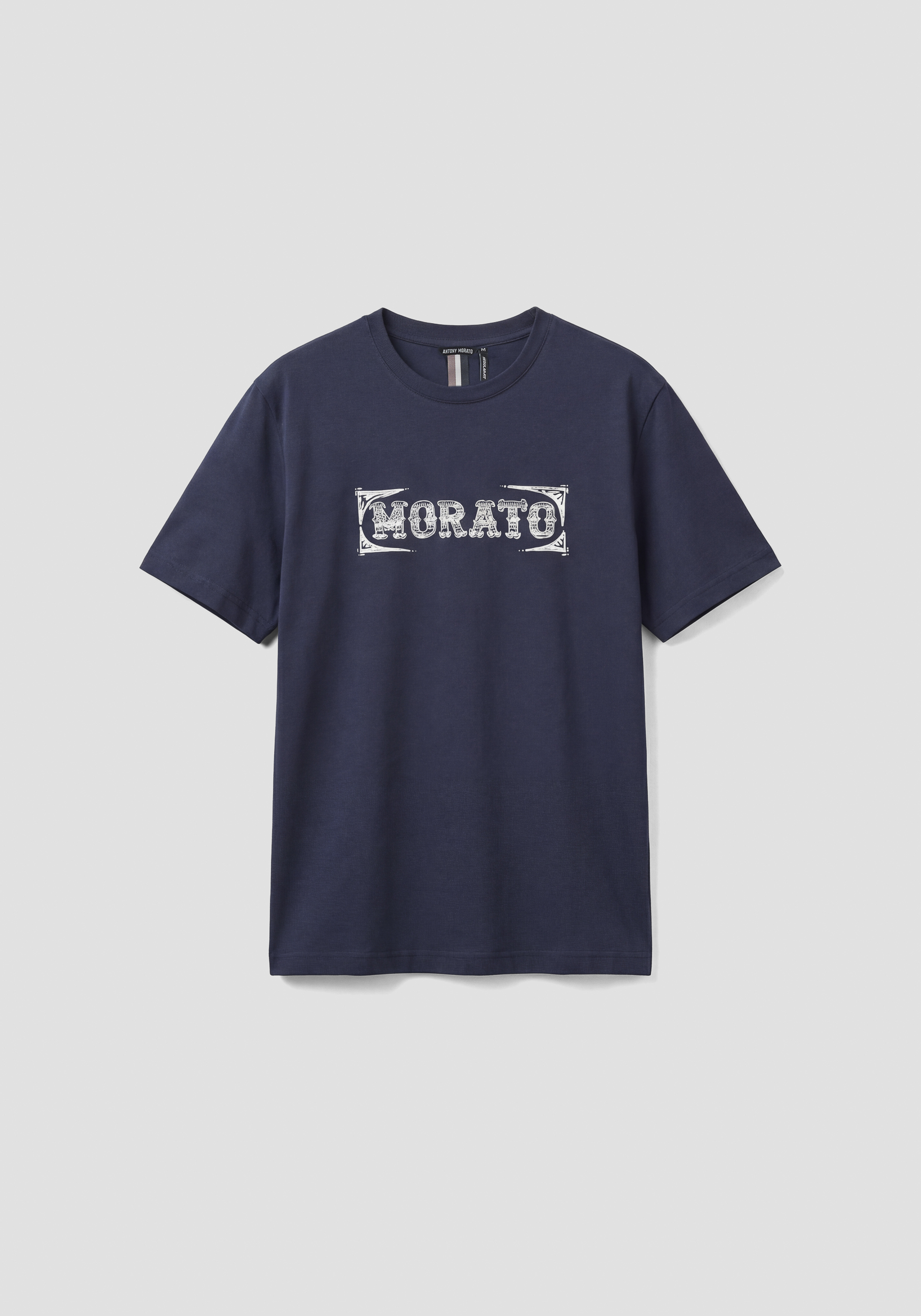 REGULAR FIT COTTON JERSEY T-SHIRT WITH PRINTED LOGO