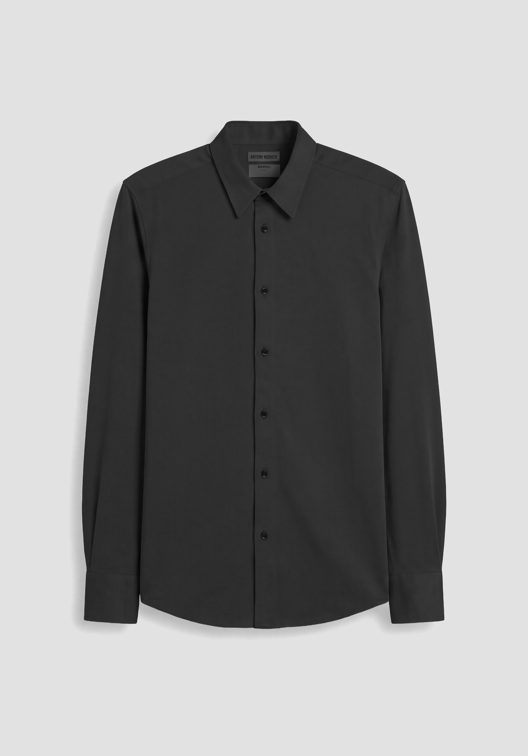 CAMISA SLIM FIT «NAPOLI» DE MEZCLA DE ALGODÓN