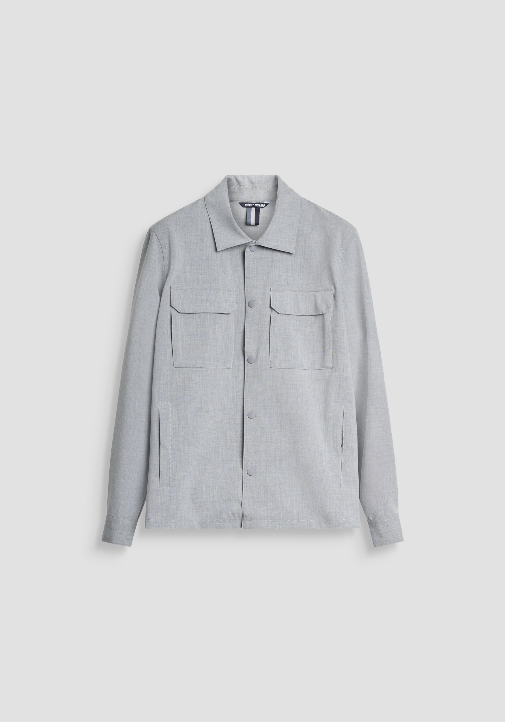 CAMISA REGULAR FIT EN MEZCLA DE VISCOSA ELÁSTICA