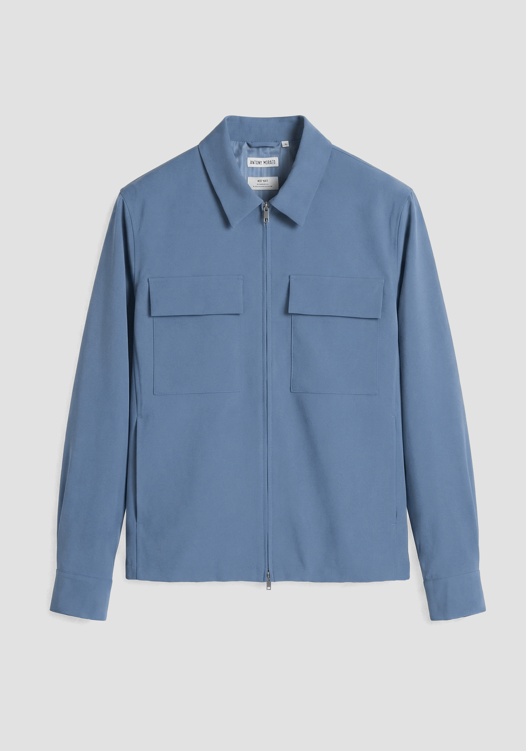 CAMISA REGULAR FIT «BREMA» DE MEZCLA DE VISCOSA ELÁSTICA