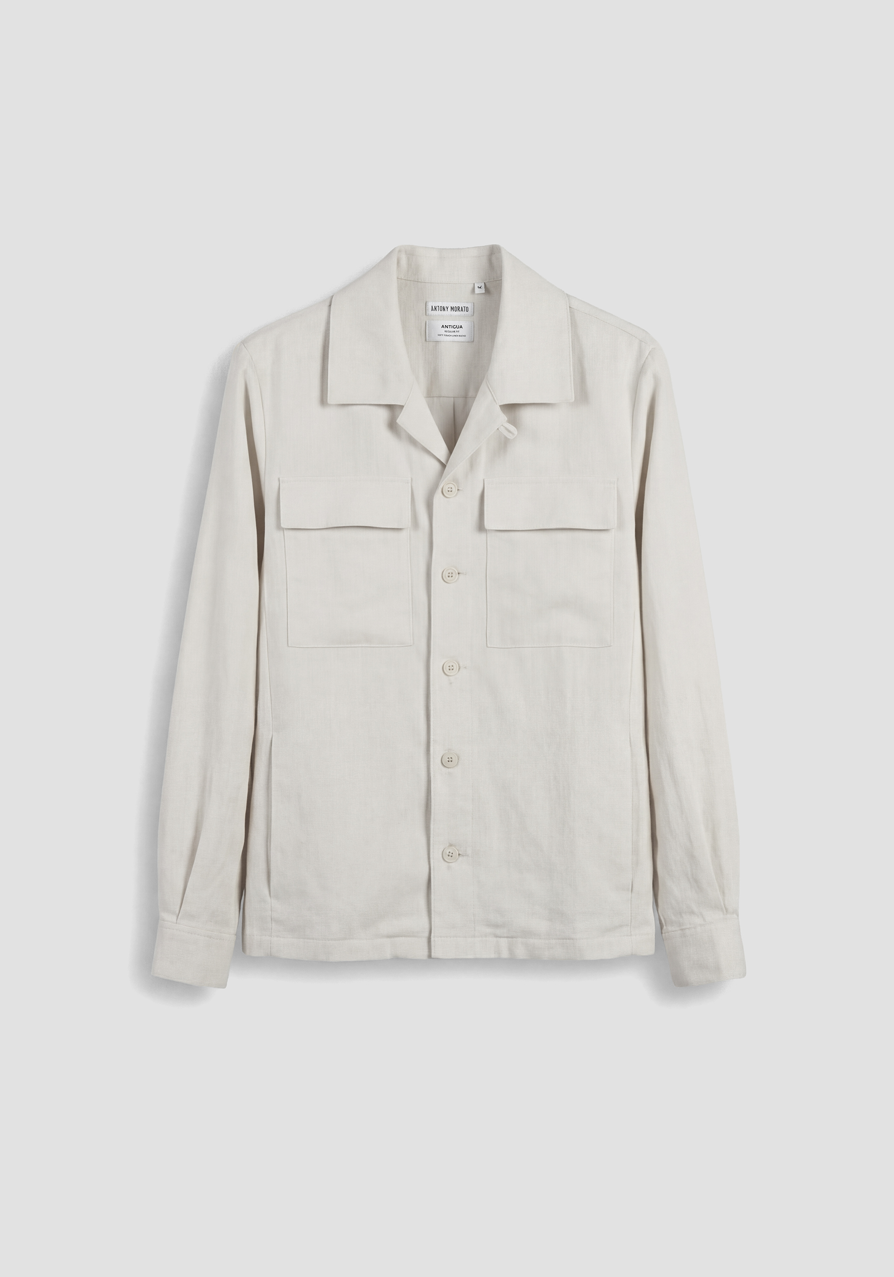 CAMISA REGULAR FIT «ANTIGUA» DE MEZCLA DE LINO Y VISCOSA SLUB