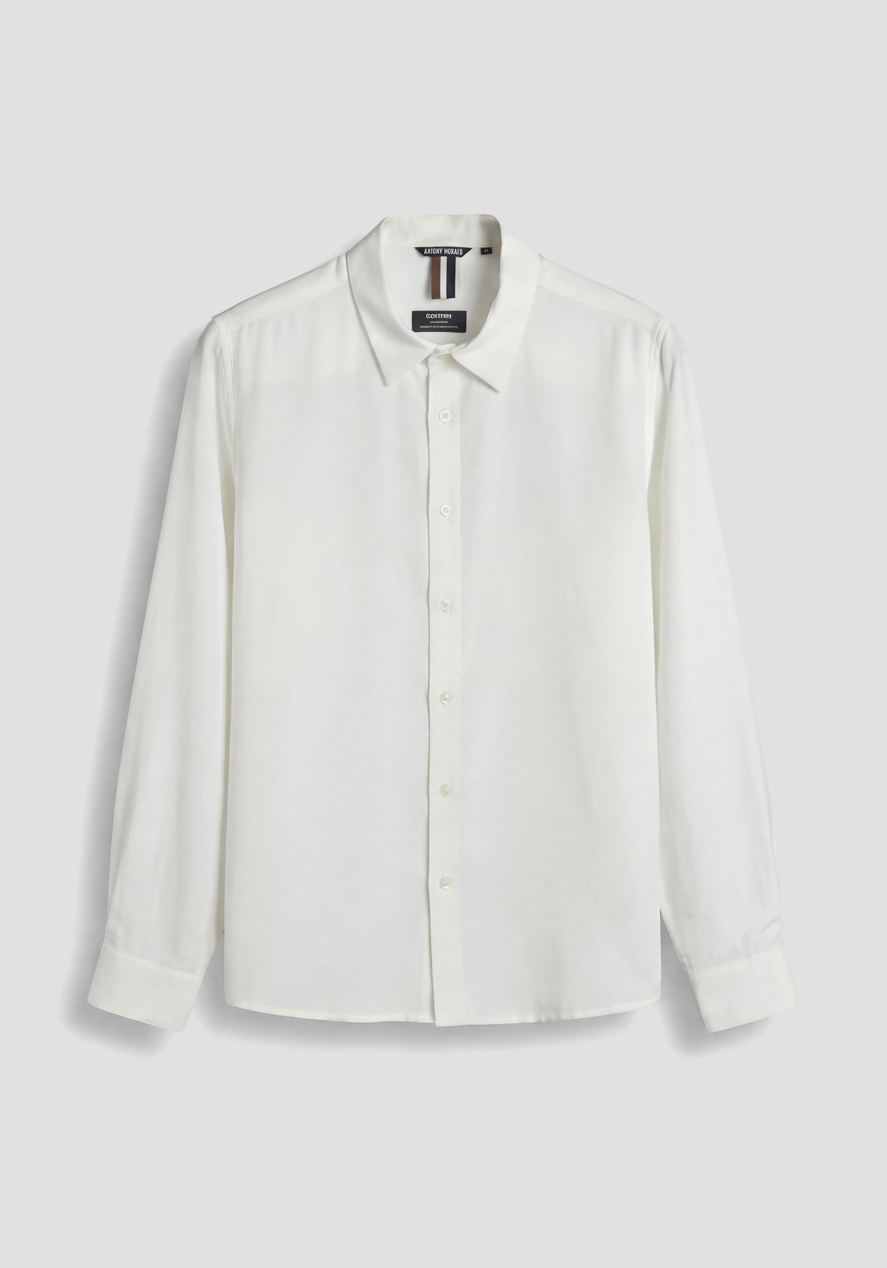 CAMISA RELAXED FIT «OXFORD» DE MEZCLA DE VISCOSA
