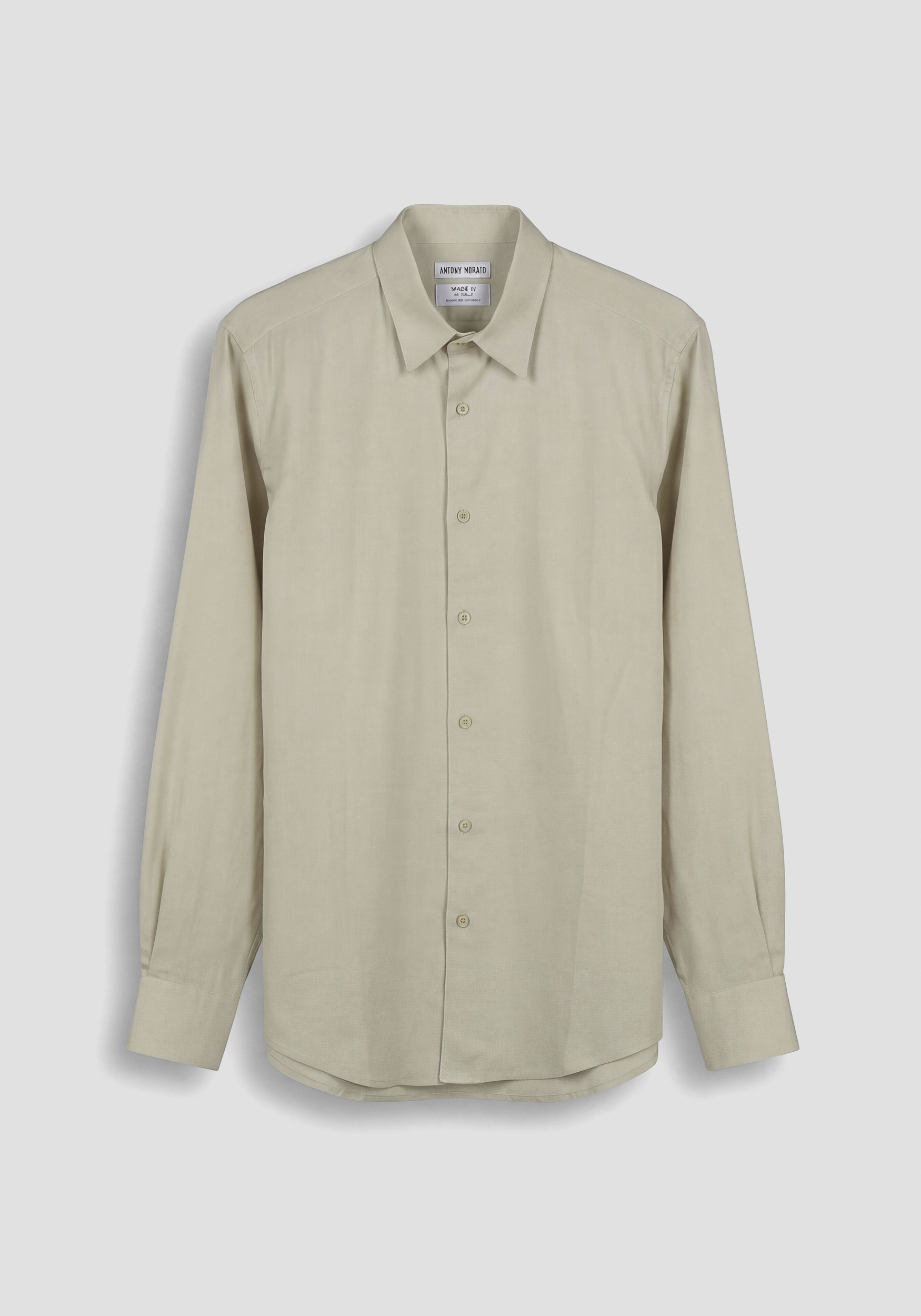 CAMISA REGULAR FIT «NAPOLI» DE MEZCLA DE LINO Y LYOCELL DE TACTO SUAVE