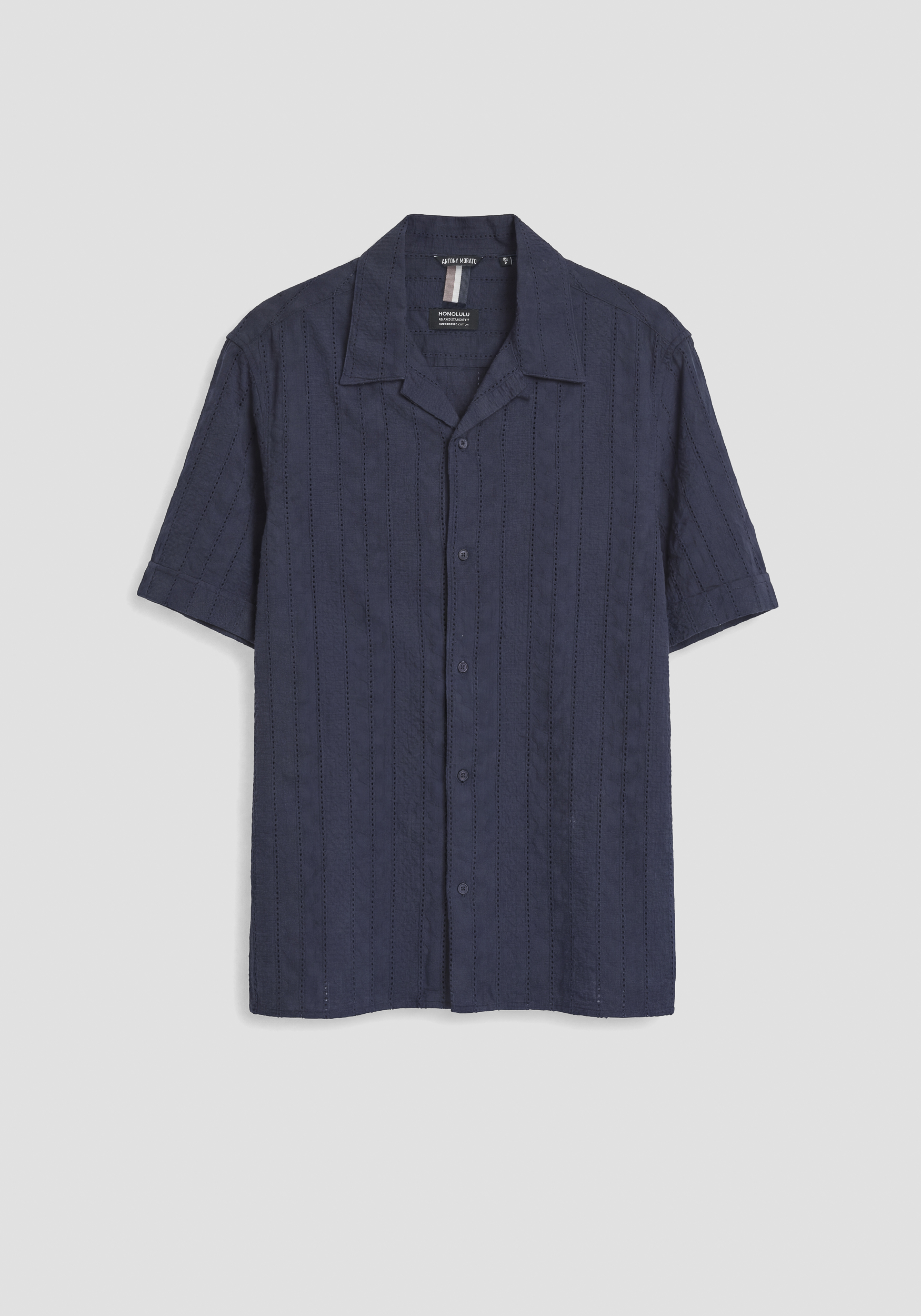 CAMISA RELAXED STRAIGHT FIT «HONULULU» DE ALGODÓN