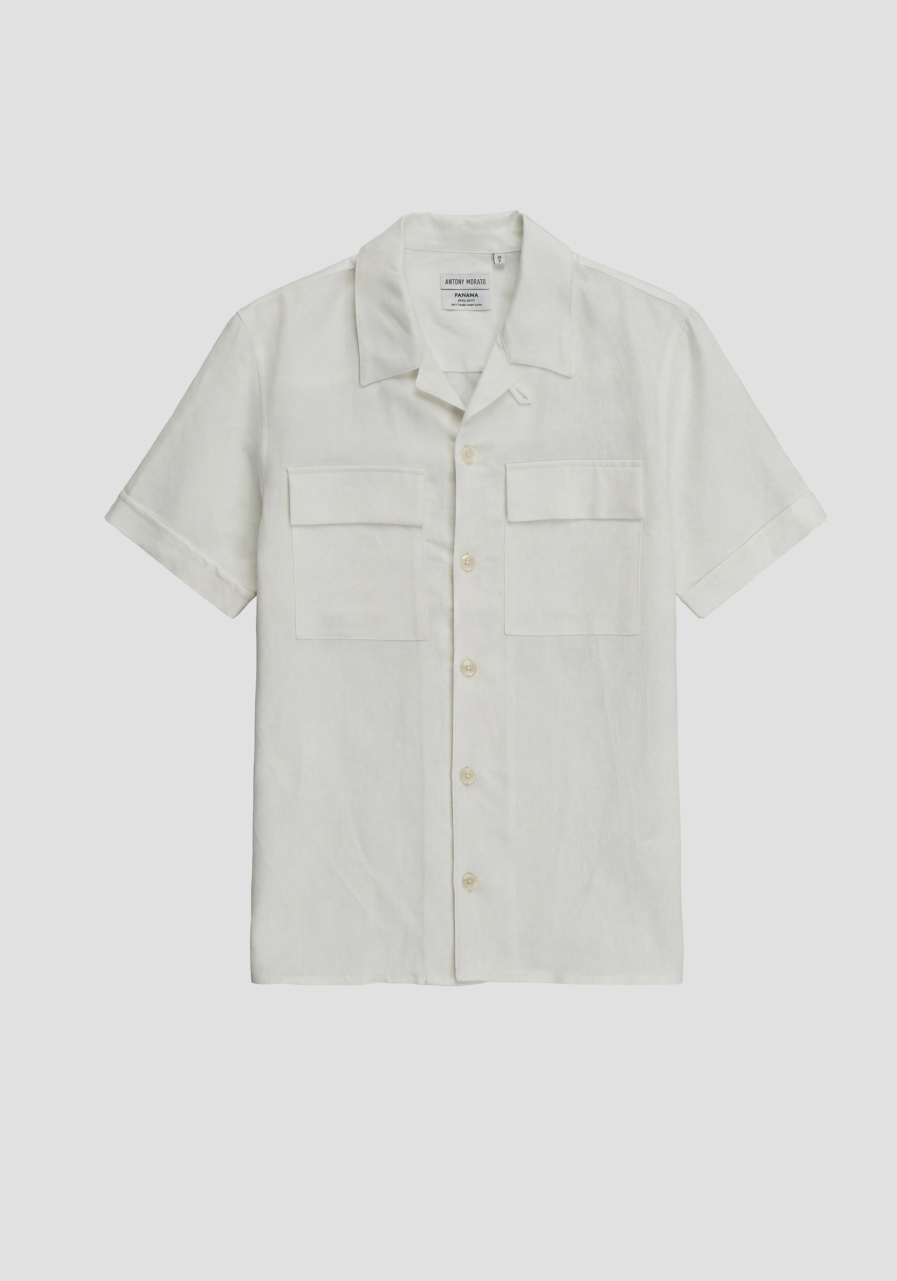 CAMISA REGULAR FIT «PANAMA» DE MEZCLA DE LINO SLUB
